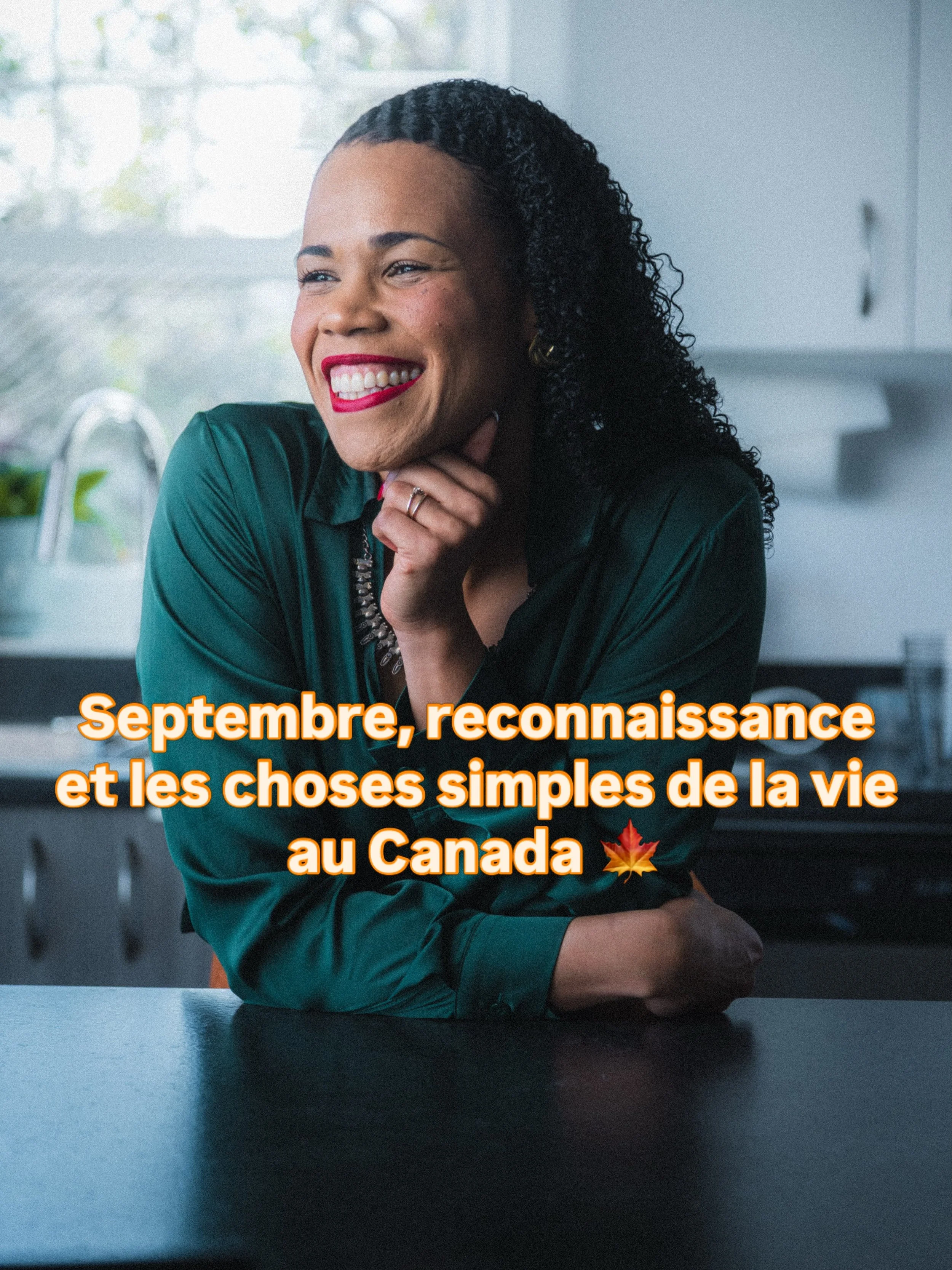 Parfois je trouve ma vie &laquo;&nbsp;banale&nbsp;&raquo; et puis je me rappelle que j&rsquo;ai d&eacute;m&eacute;nag&eacute; au Canada, construit une famille, une entreprise et que je suis en sant&eacute;.

En ce week-end de l&rsquo;action de gr&aci