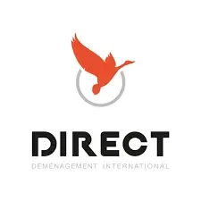 Logo avec un oiseau rouge en vol au-dessus du texte 'DIRECT'.