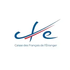 Logo de la Caisse des Français de l'Étranger avec le texte