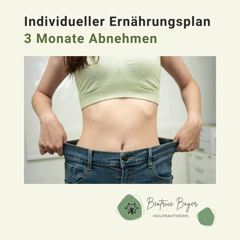 Individueller Ernährungsplan: 3 Monate Abnehmen