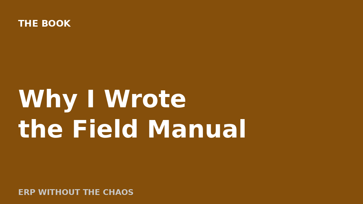 Why Write a Book?