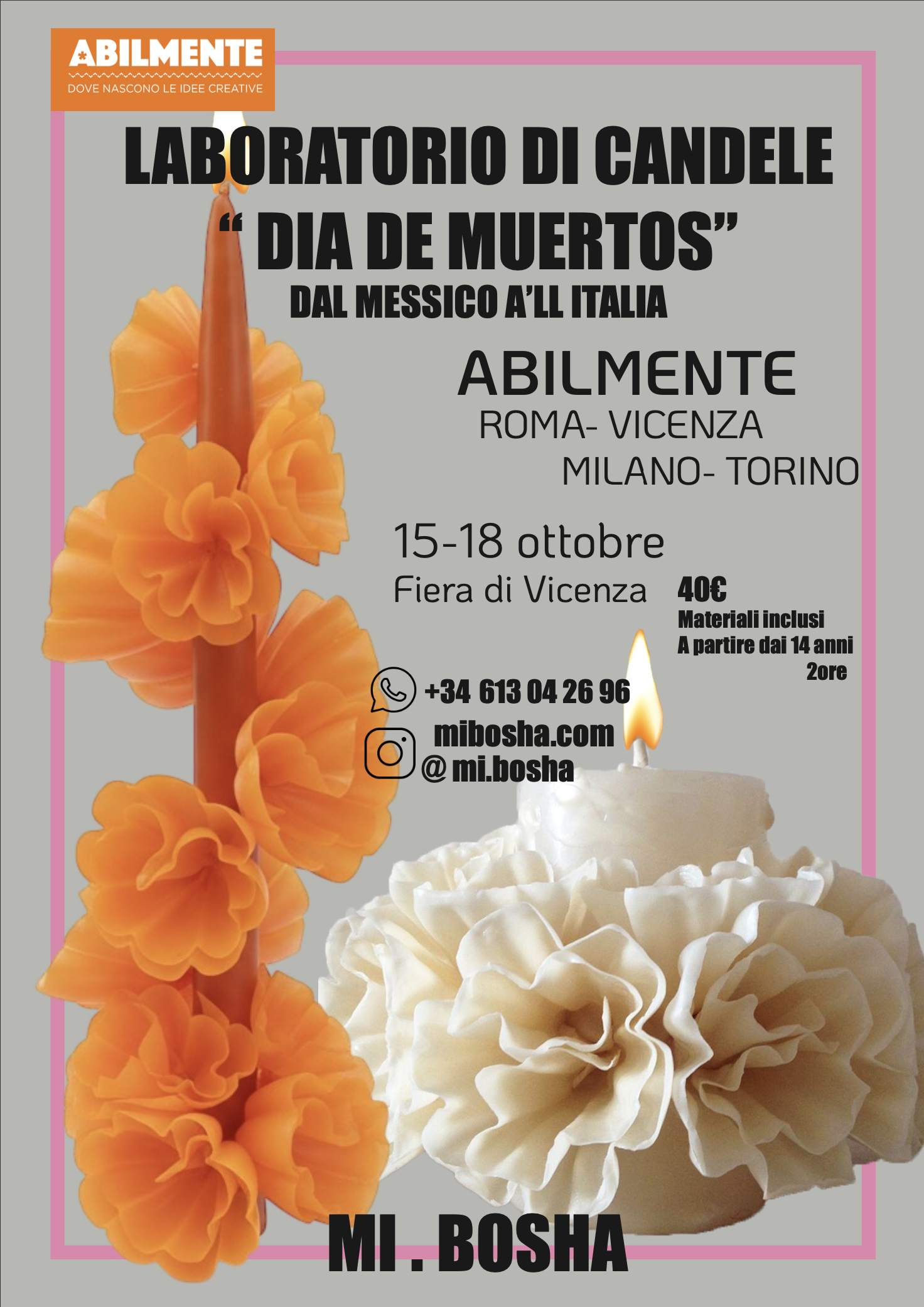 DAL MESSICO AD ABILMENTE: CREA LA TUA CANDELA TRADIZIONALE DI OAXACA
