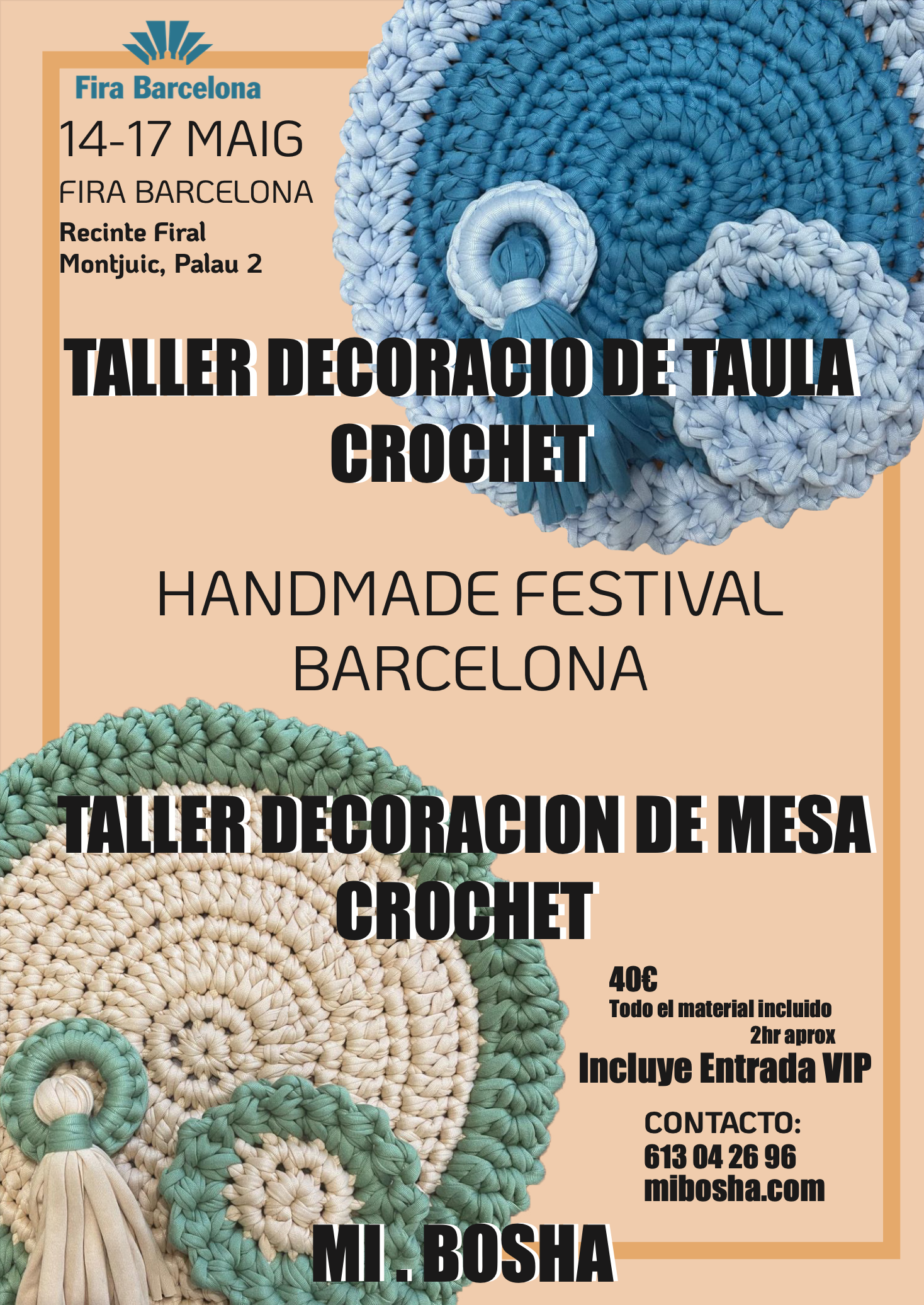 Crochet para Decoración de Mesa