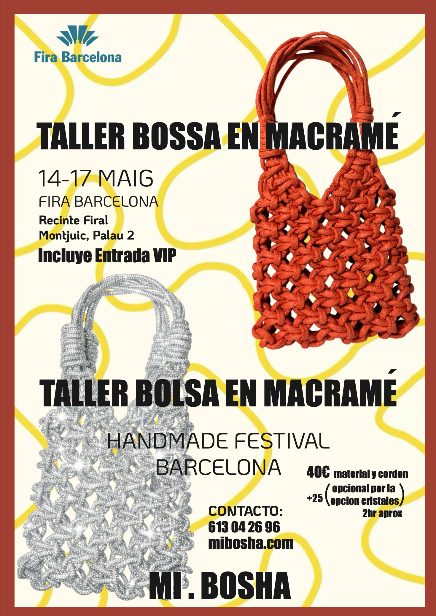 Haz tu propia bolsa en macramé: dos estilos, una técnica