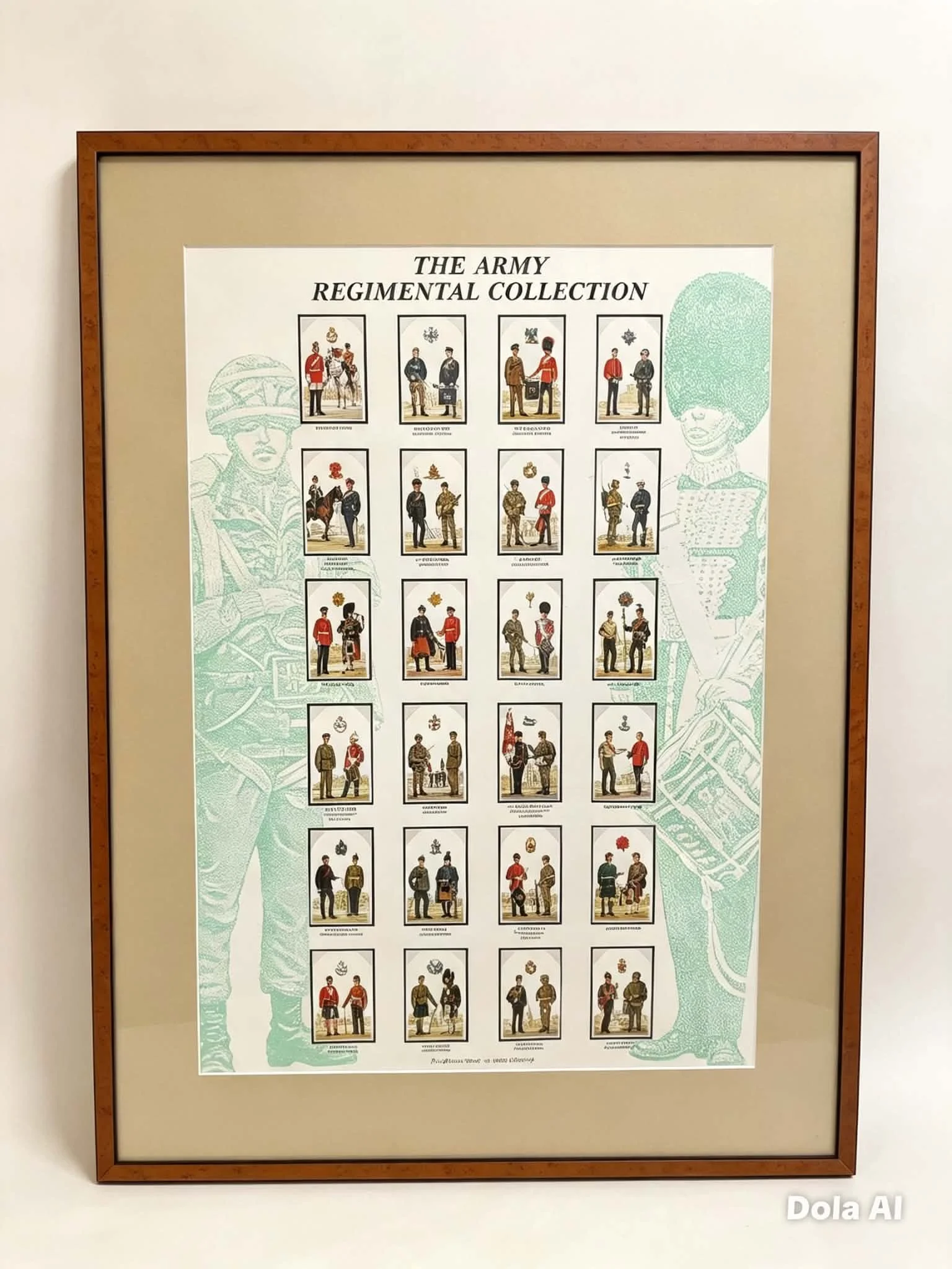 Framed Regimental Collector Card Sets - 'The Army Newspaper' - Complete Pair