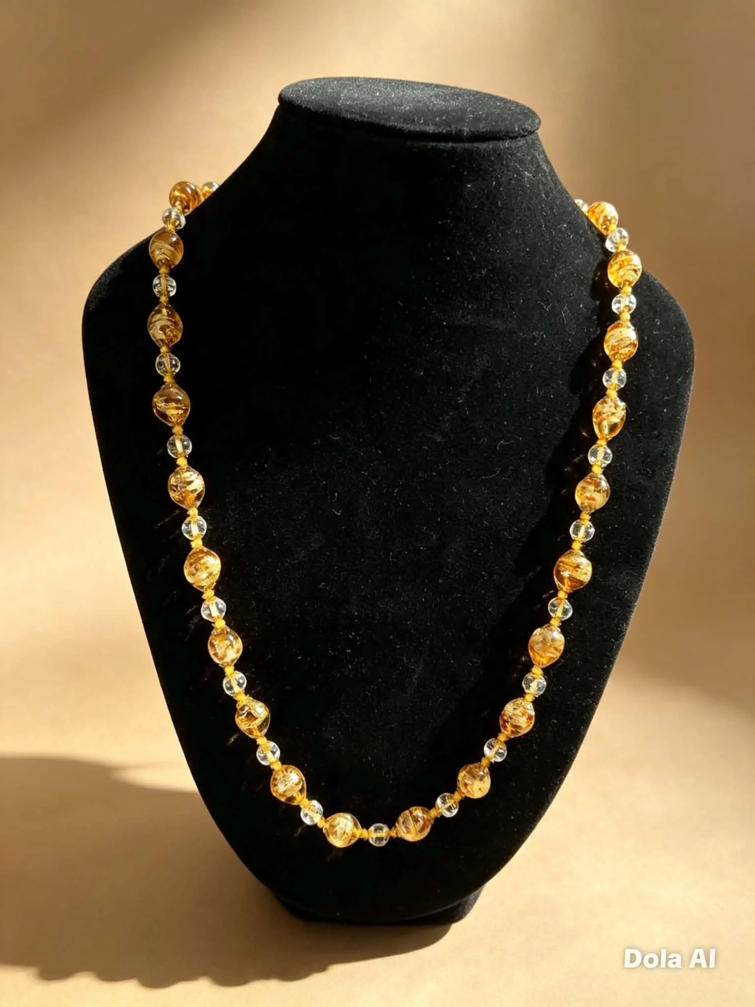 Vintage Mid-Late Century Focal Beads - 27cms length