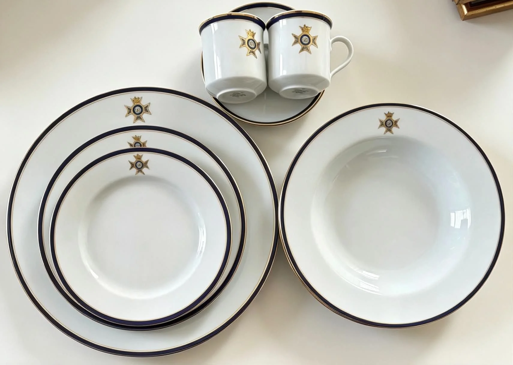 Light Dragoons Regimental Mess China Service - 2 place setting