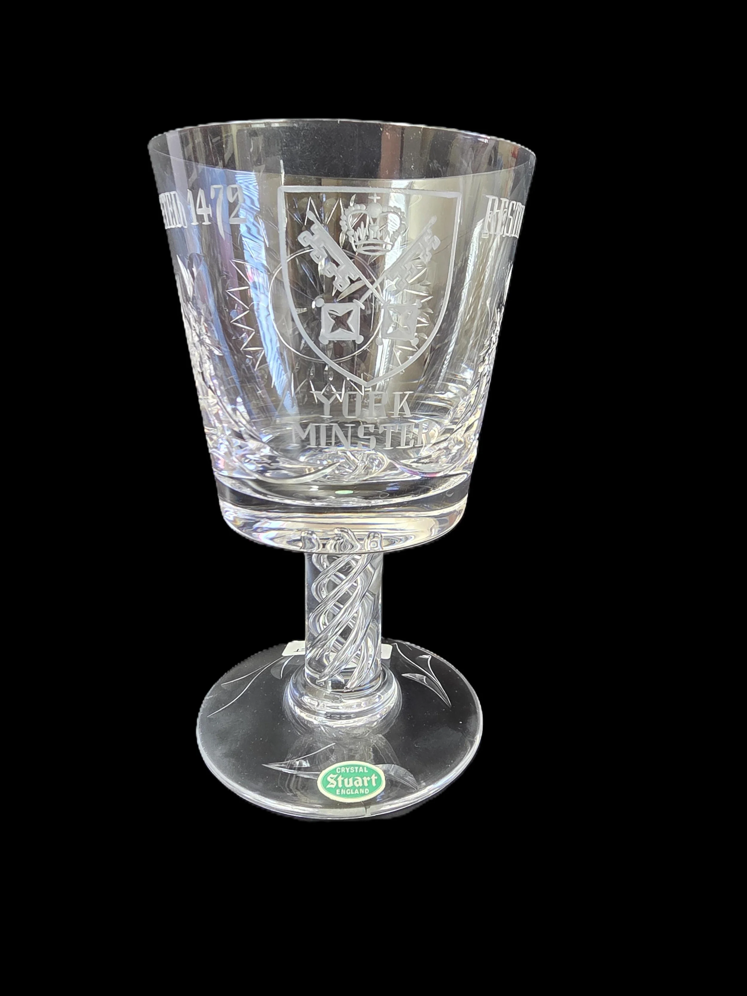 Stuart Limited Edition York Minster Goblet 309/500