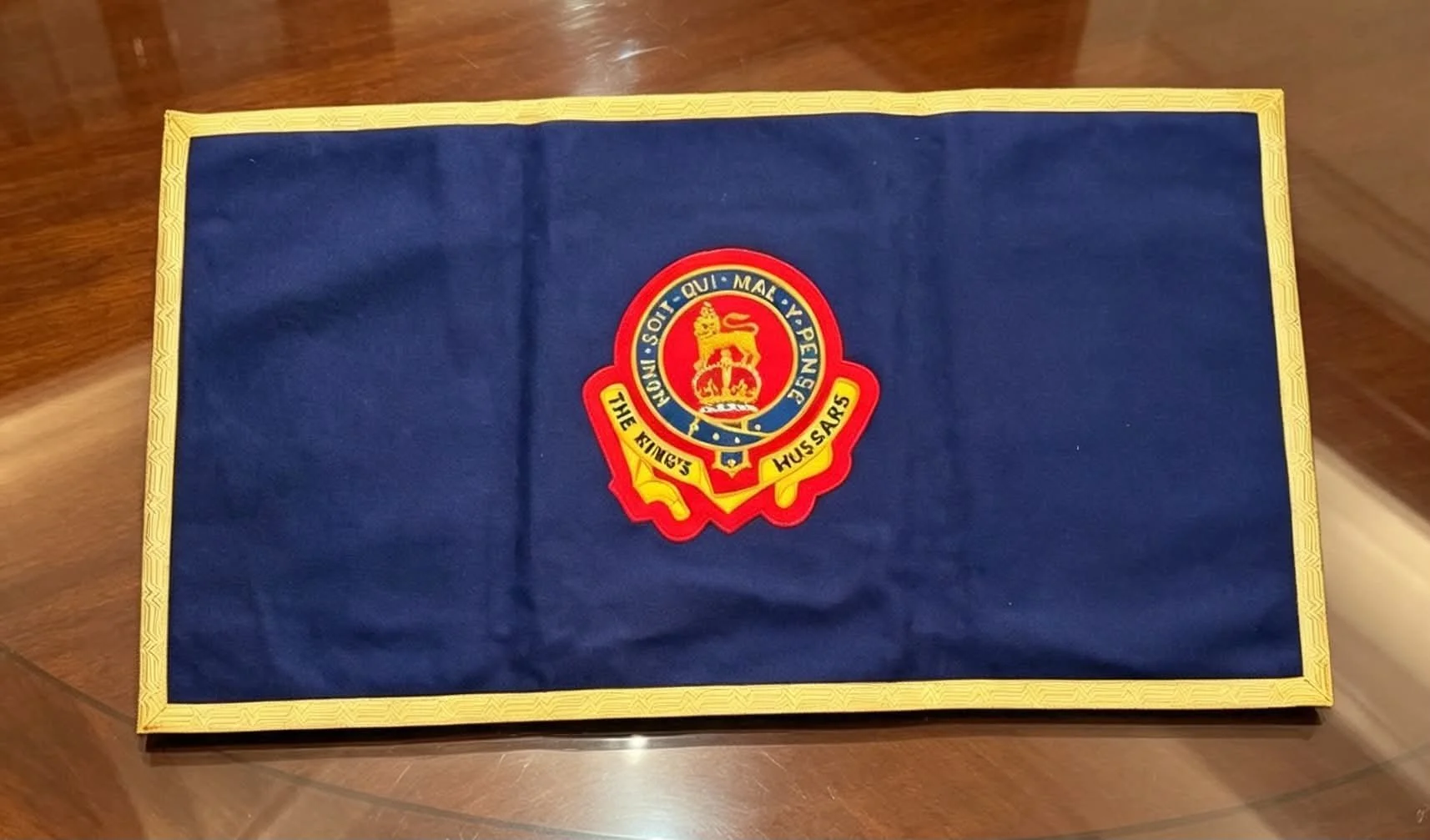 The King's Hussars - Regimental Embroidered Table Runner
