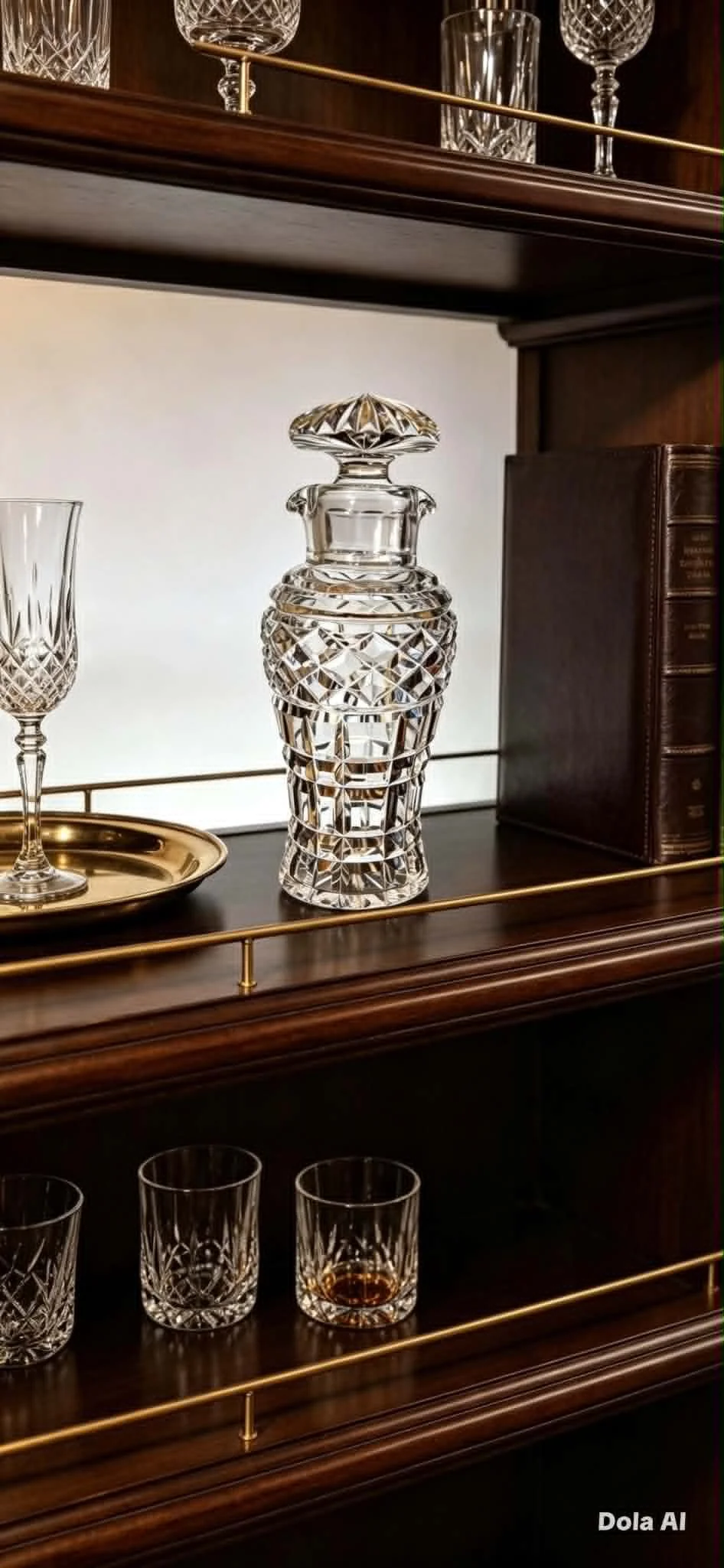 Fine Cut Crystal Cocktail Pitcher