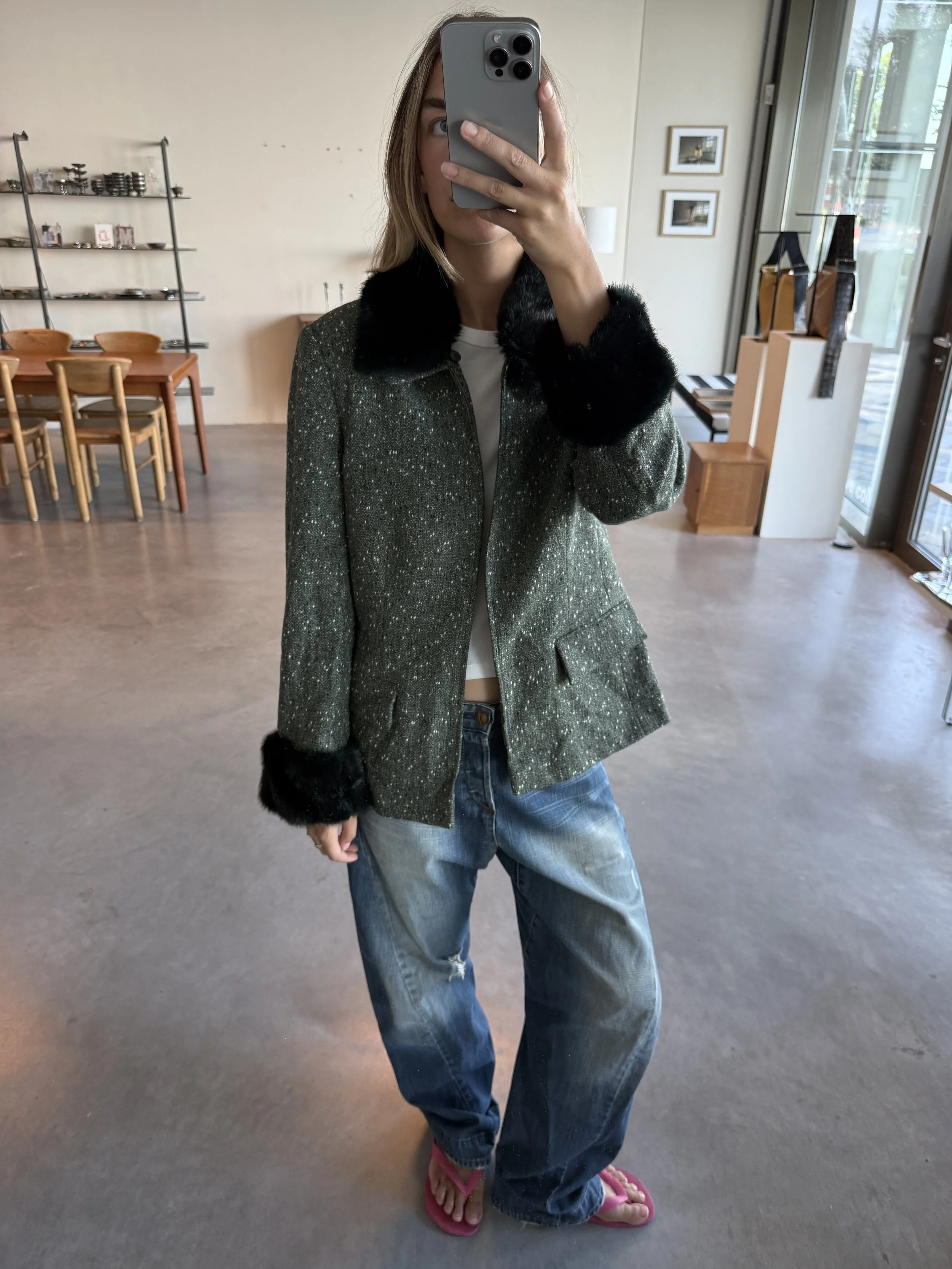 LUISIA SPAGNOLI JACKET FAUX FUR - COMING SOON