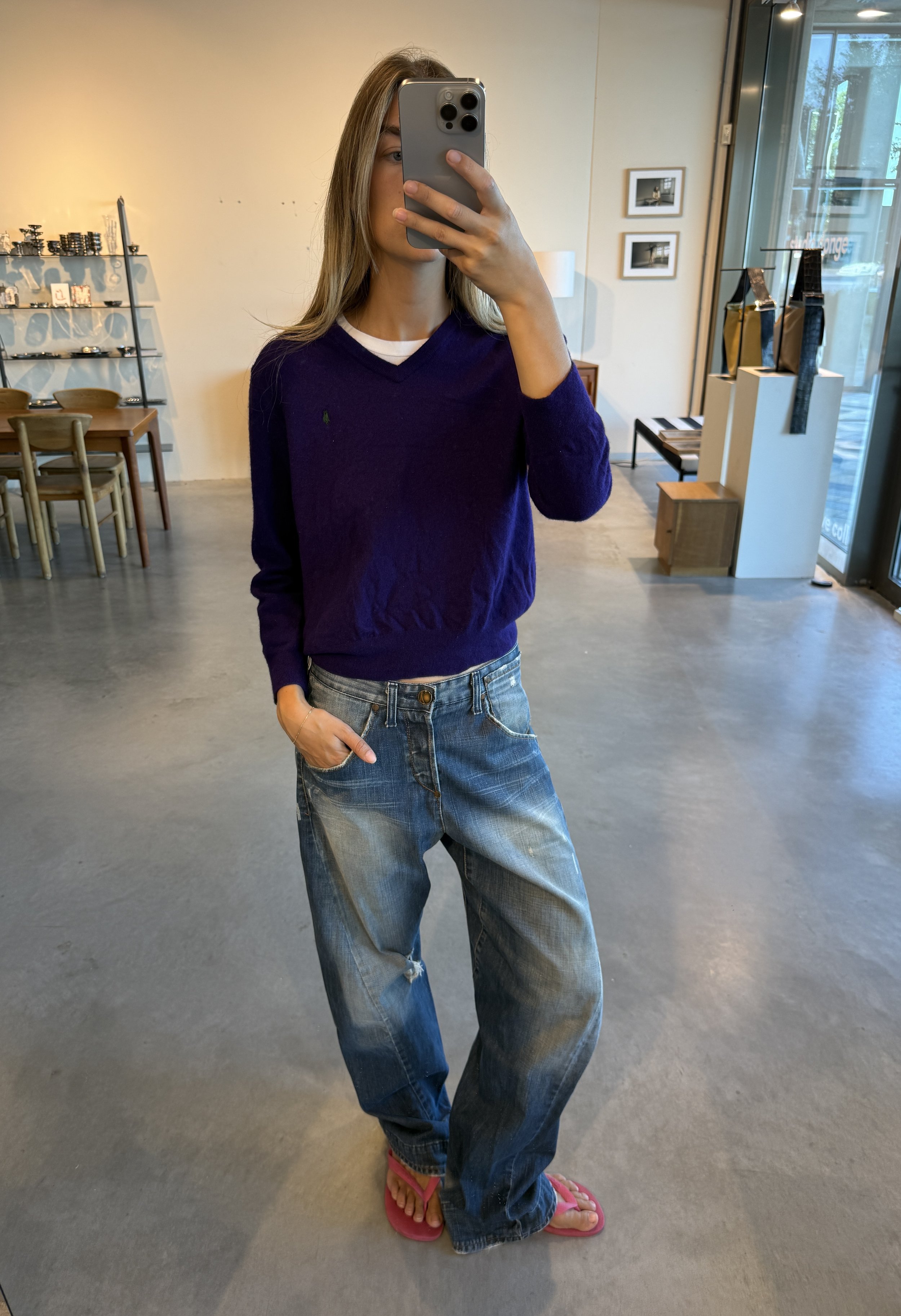 RALPH LAUREN V KNIT