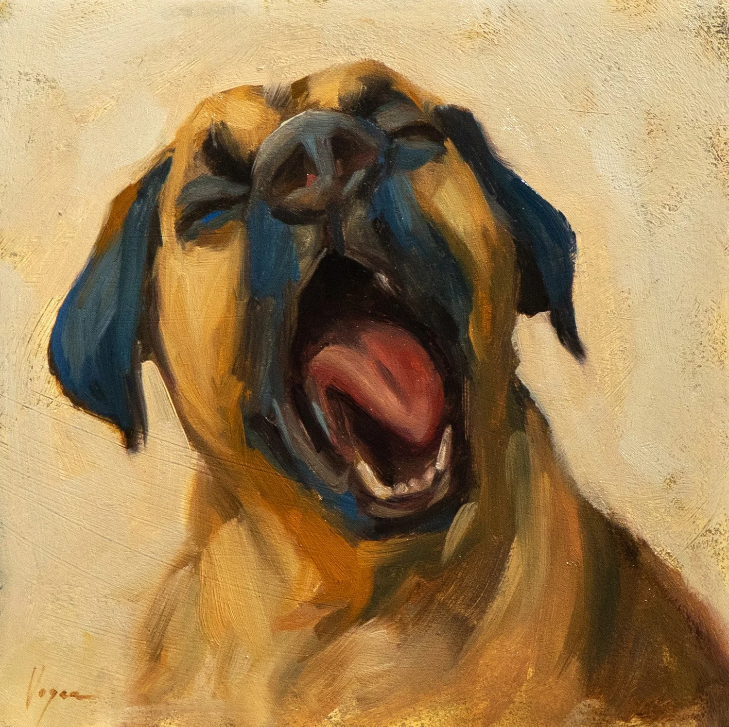 Long Day - Oil on Panel (6x6)