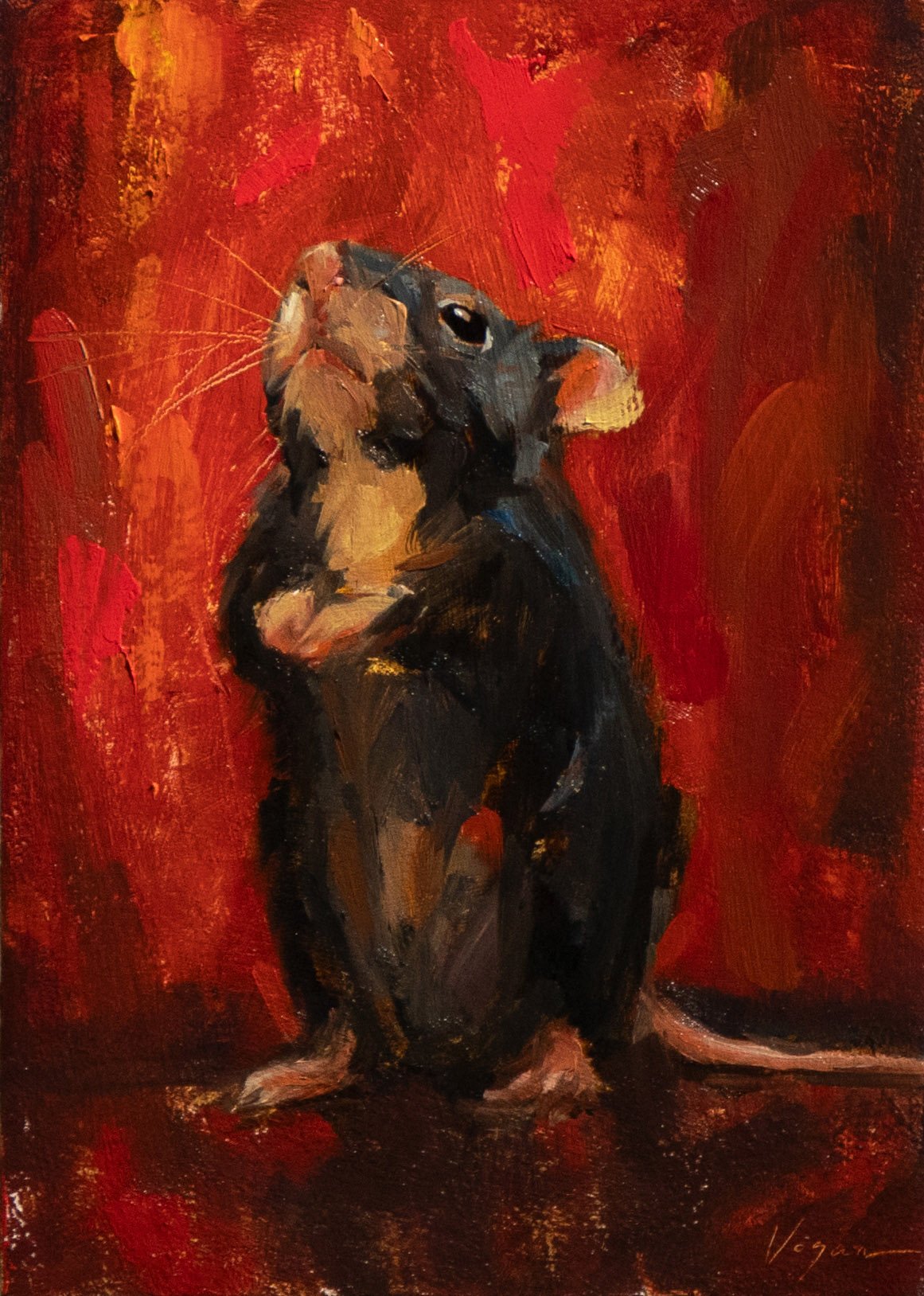 Big Strange World - Oil on Panel (5x7) SOLD