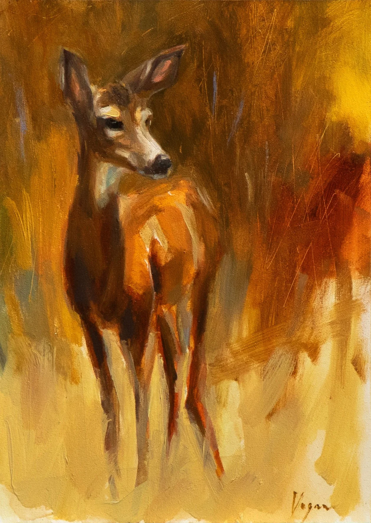 Quick Look - Oil on Panel (7x5)