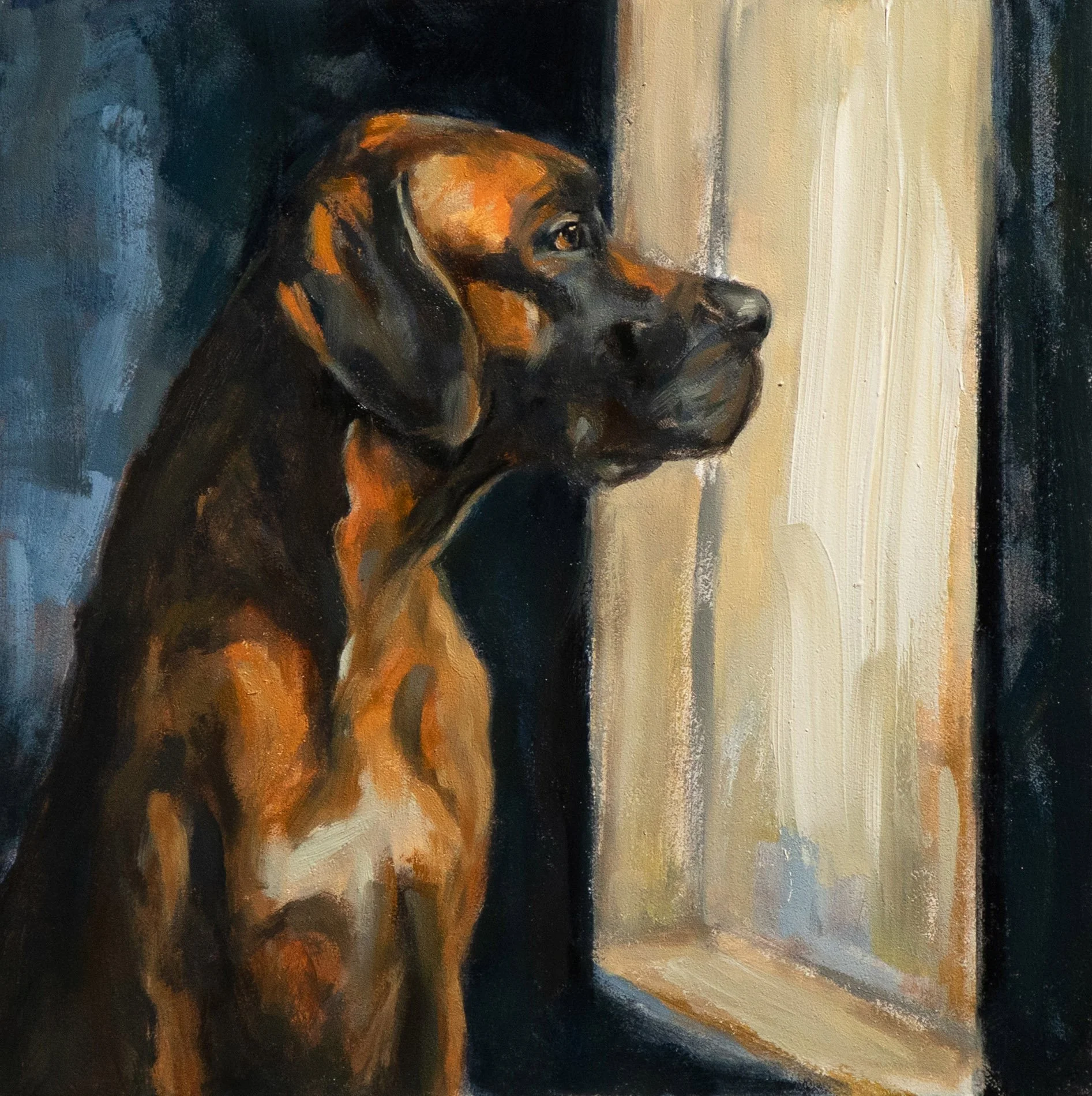 The Great Outdoors - Oil on Panel (8x8)  SOLD