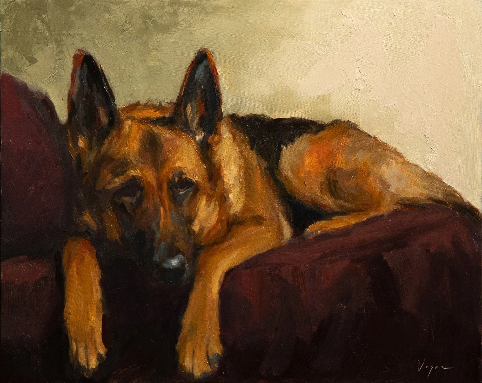 Room For One - Oil on Panel (8x10)