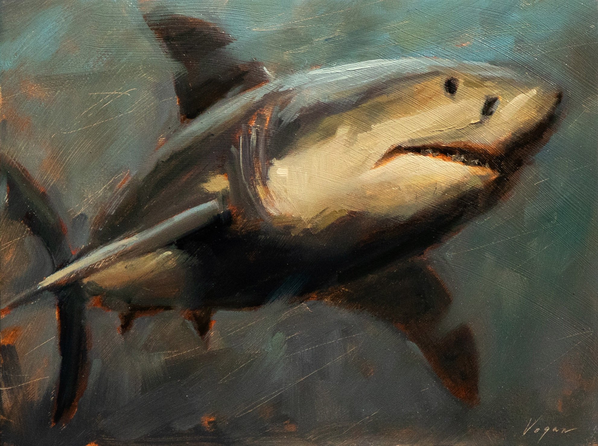 Opportunist - Oil on Panel (8x6) SOLD