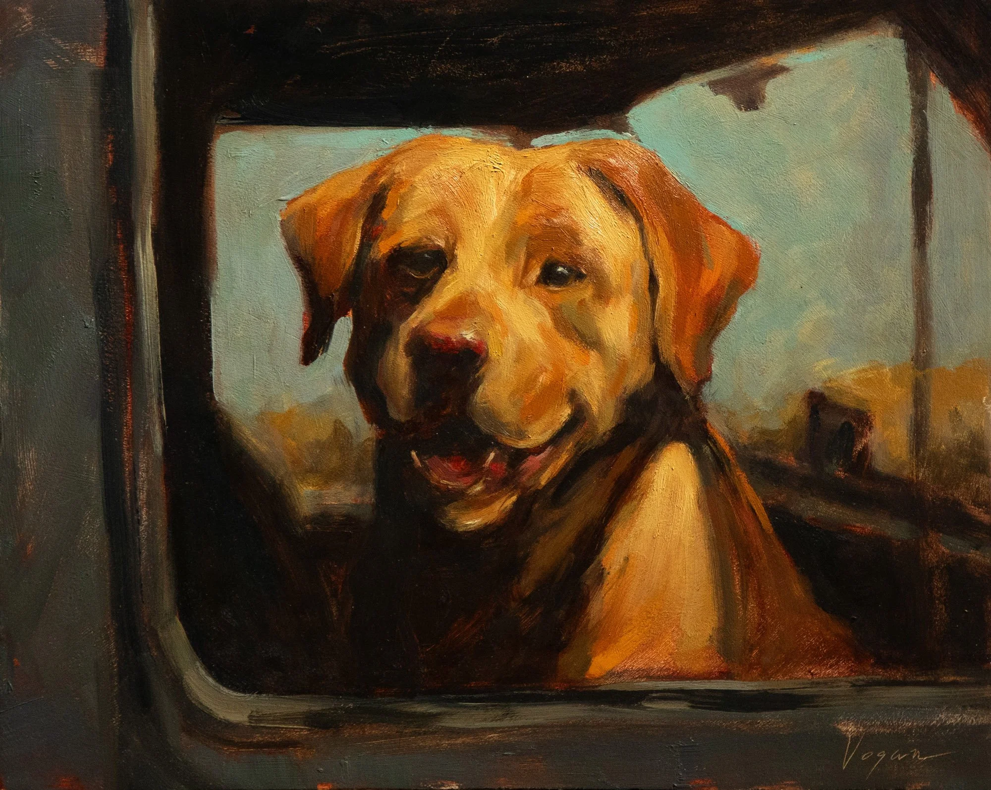 Sidekick - Oil on Panel (8x10)
