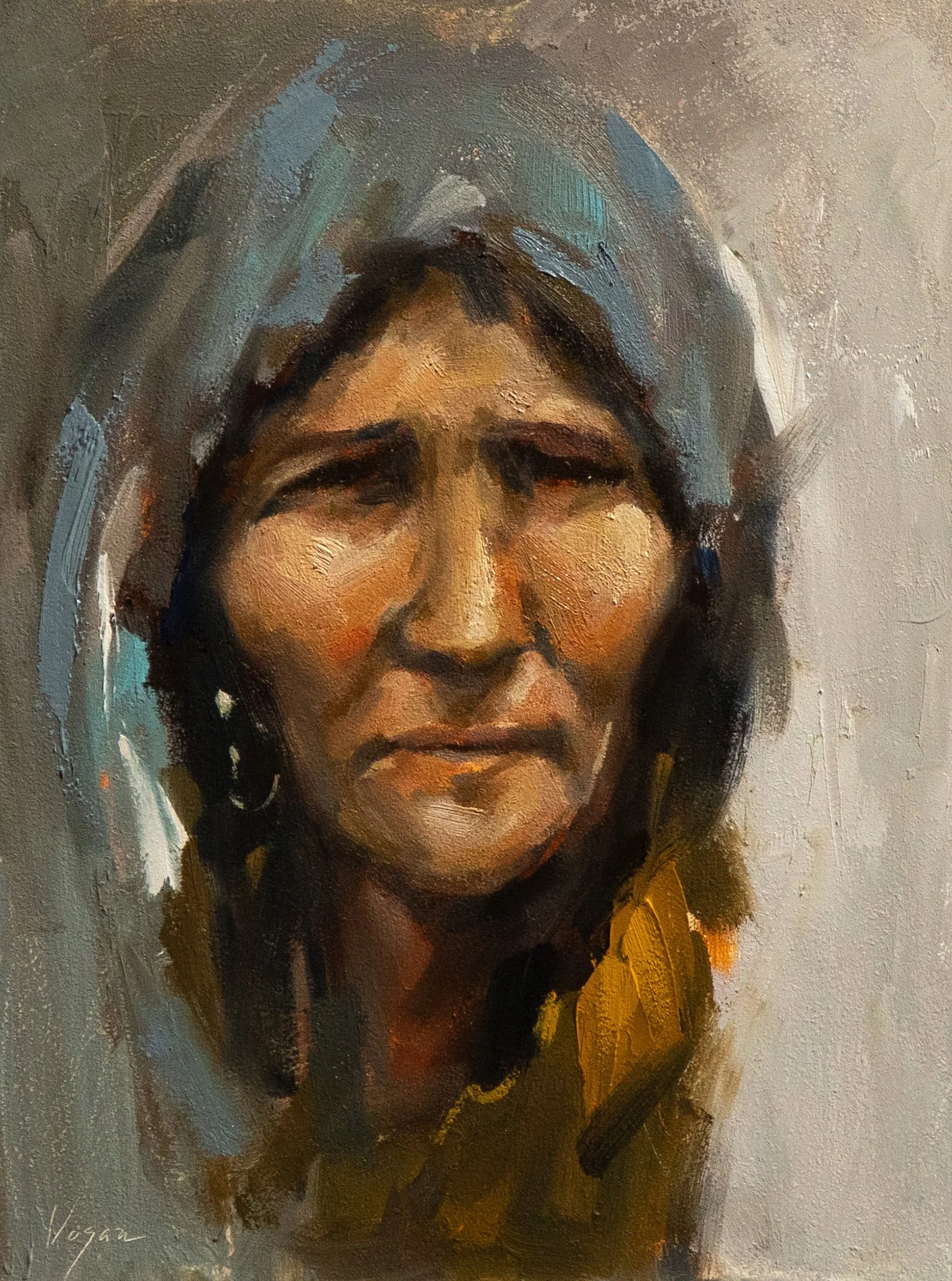 Quiet Echoes - Oil on Panel (8x6)