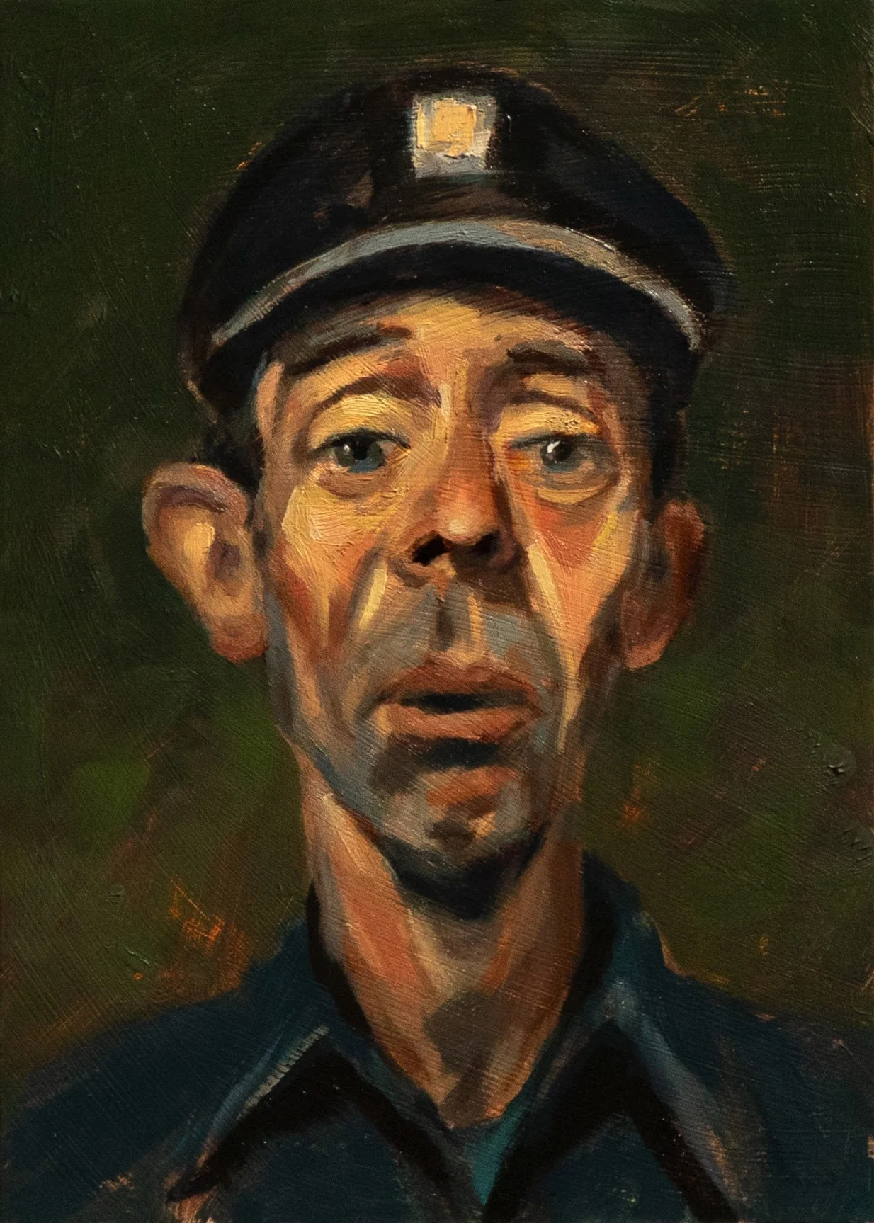 About That Package - Oil on Panel (7x5) SOLD