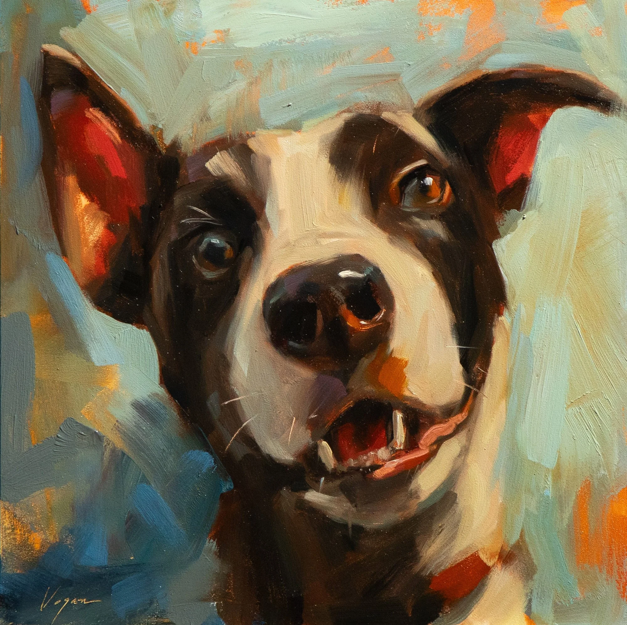 A Sunny Disposition  - Oil on Panel (8x8) SOLD
