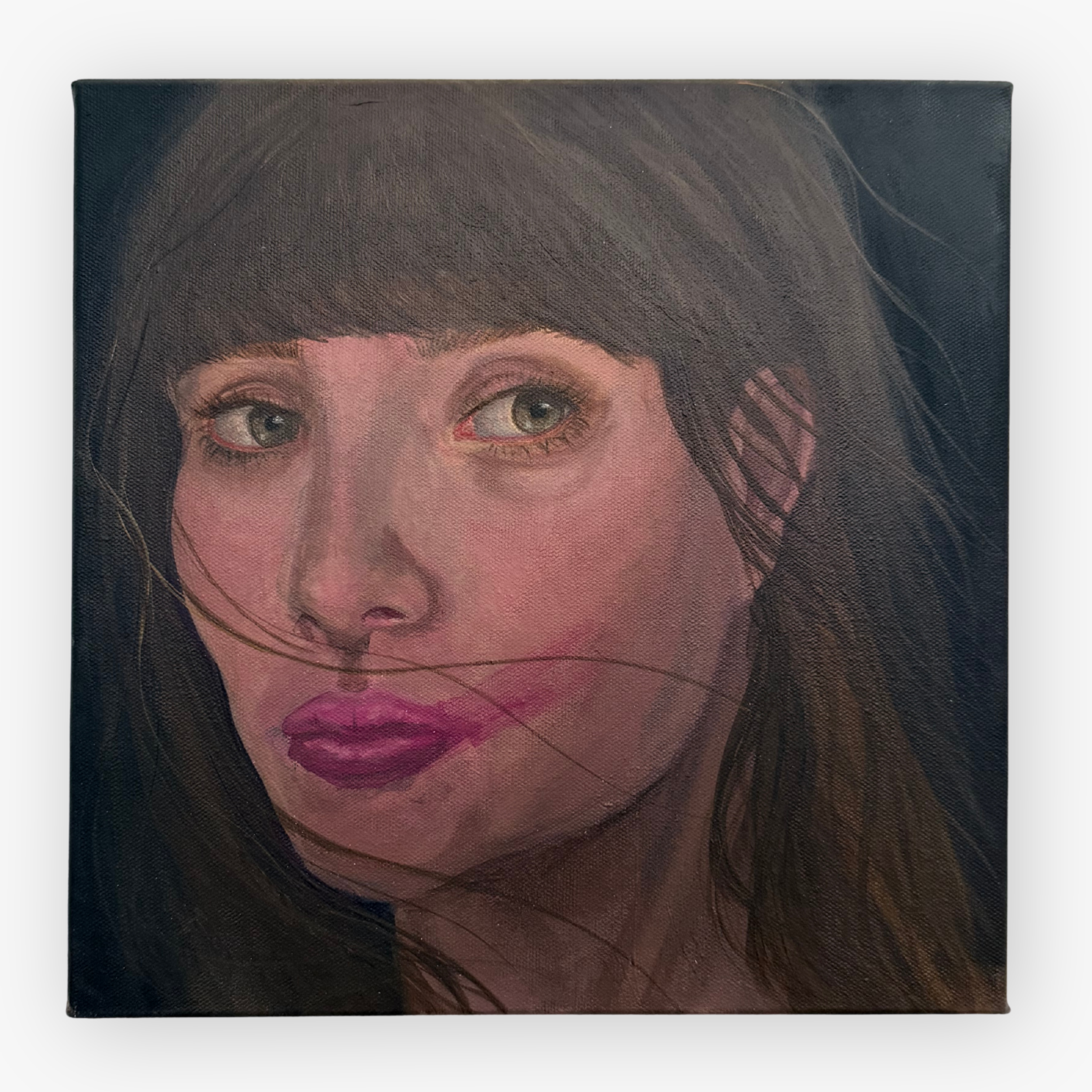 Windswept, 30.5cm x 30.5cm, acrylic on canvas, 2025