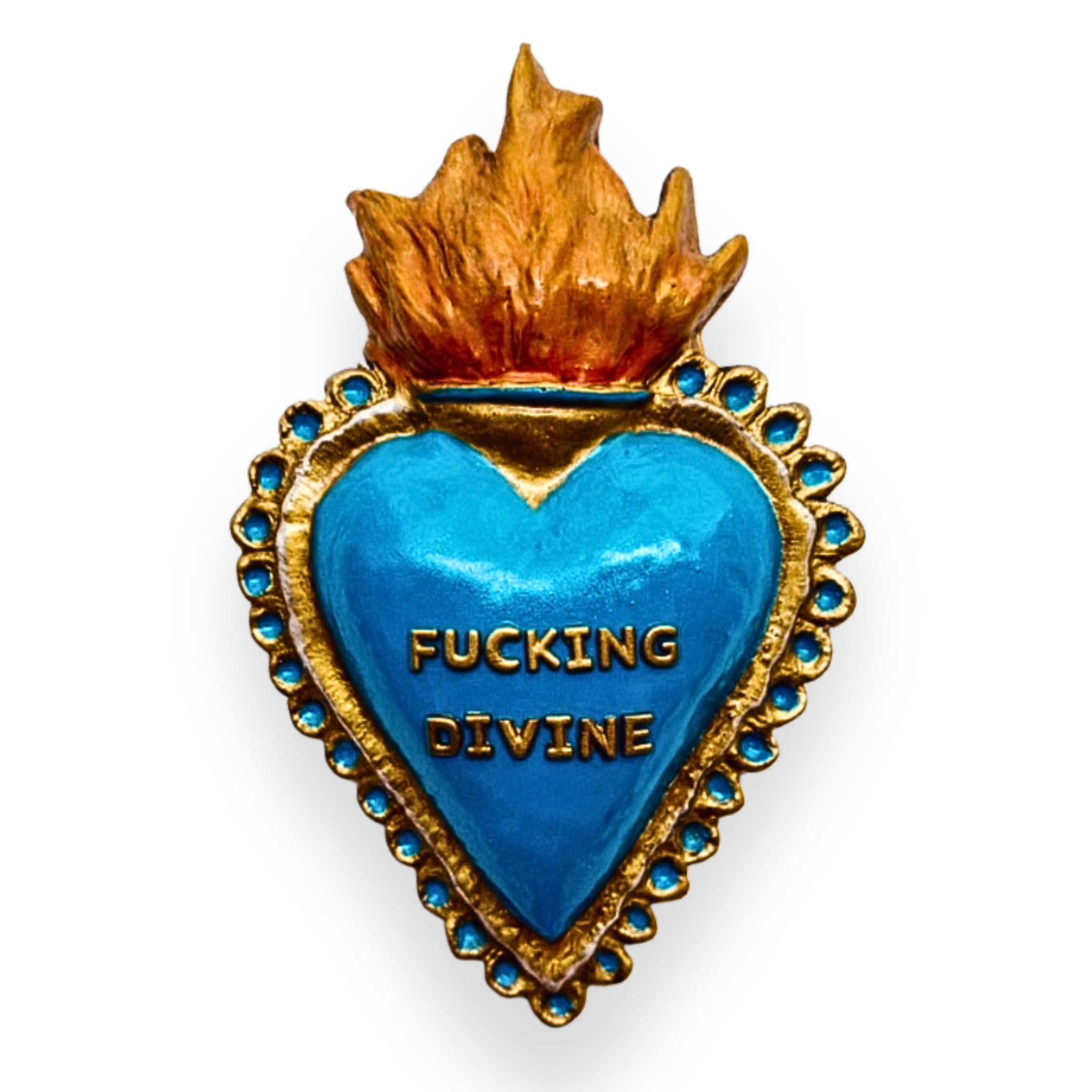 F-cking divine, Polyurethane, 18.5 × 12 cm, 2026