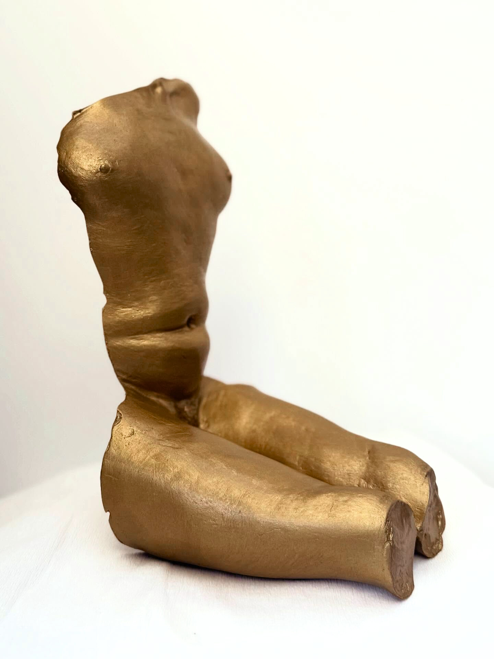 Worth, 31 × 16.5 × 20 cm, Polyurethane, gold gilding, 2026
