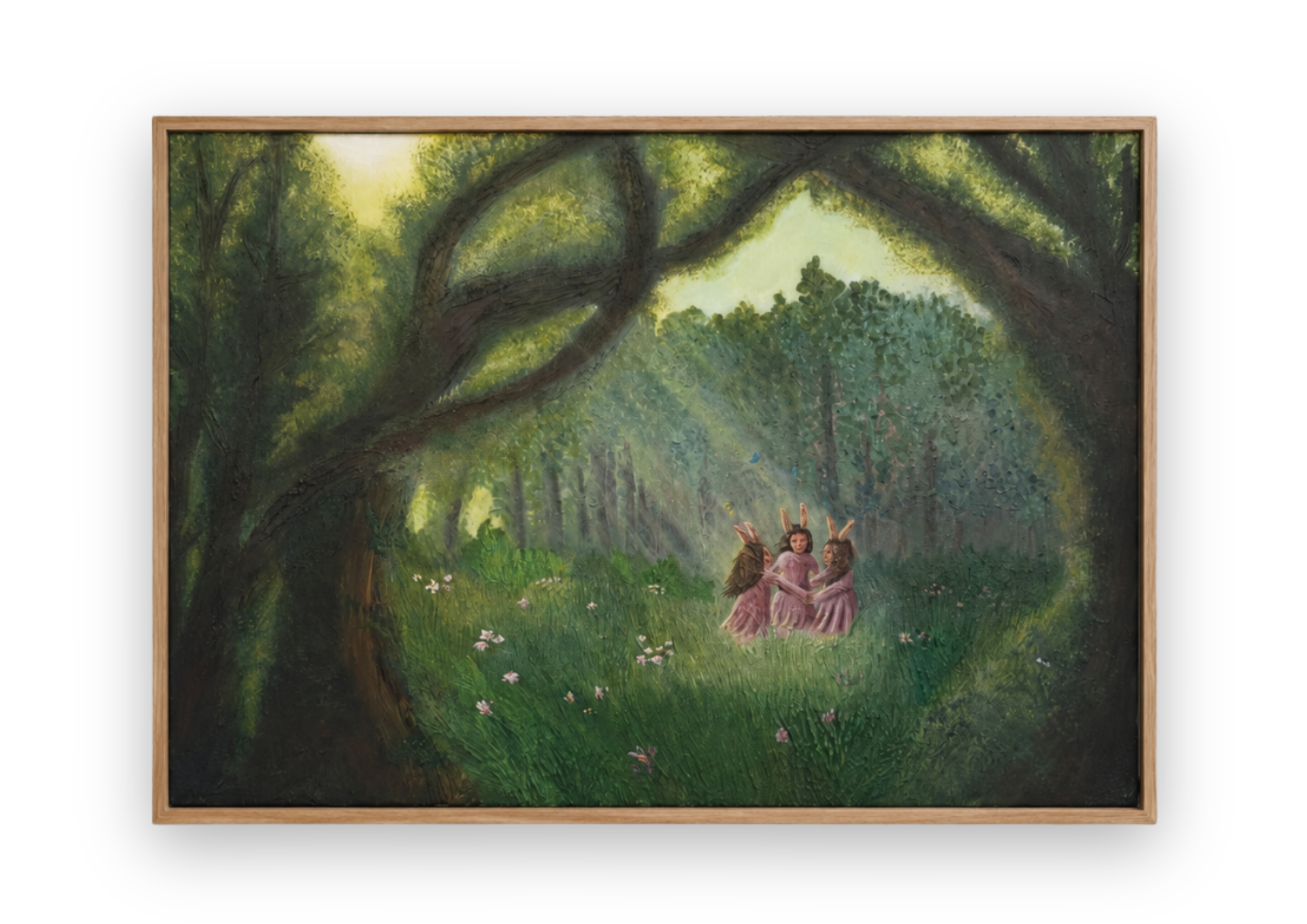 Dancing, 59cm x 81cm, acrylic on canvas, 2026