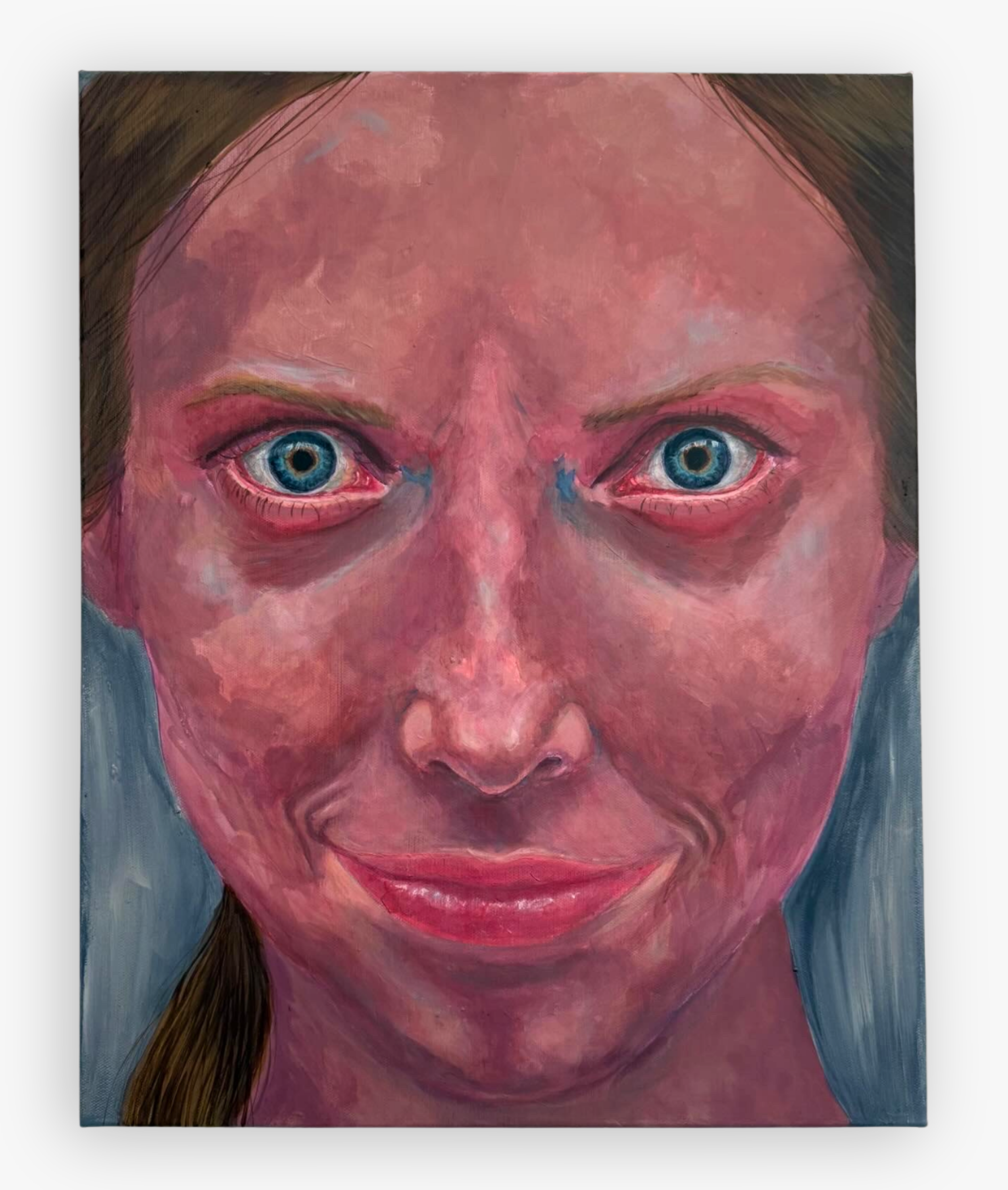 Held Breath, 40cm x 50cm, acrylic on canvas, 2026