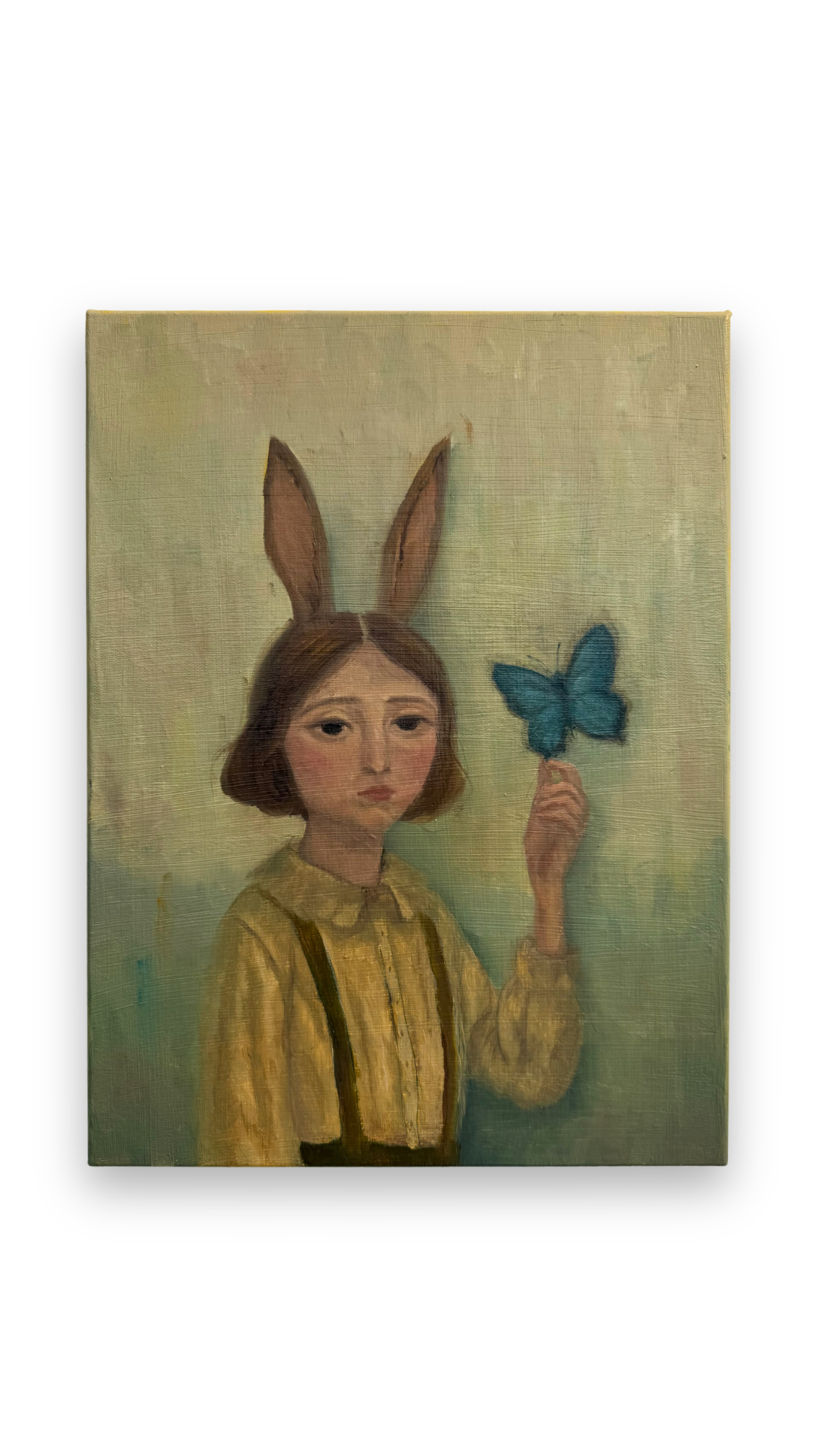 Wings and ears, 31cm x 51cm, oil on canvas, 2026
