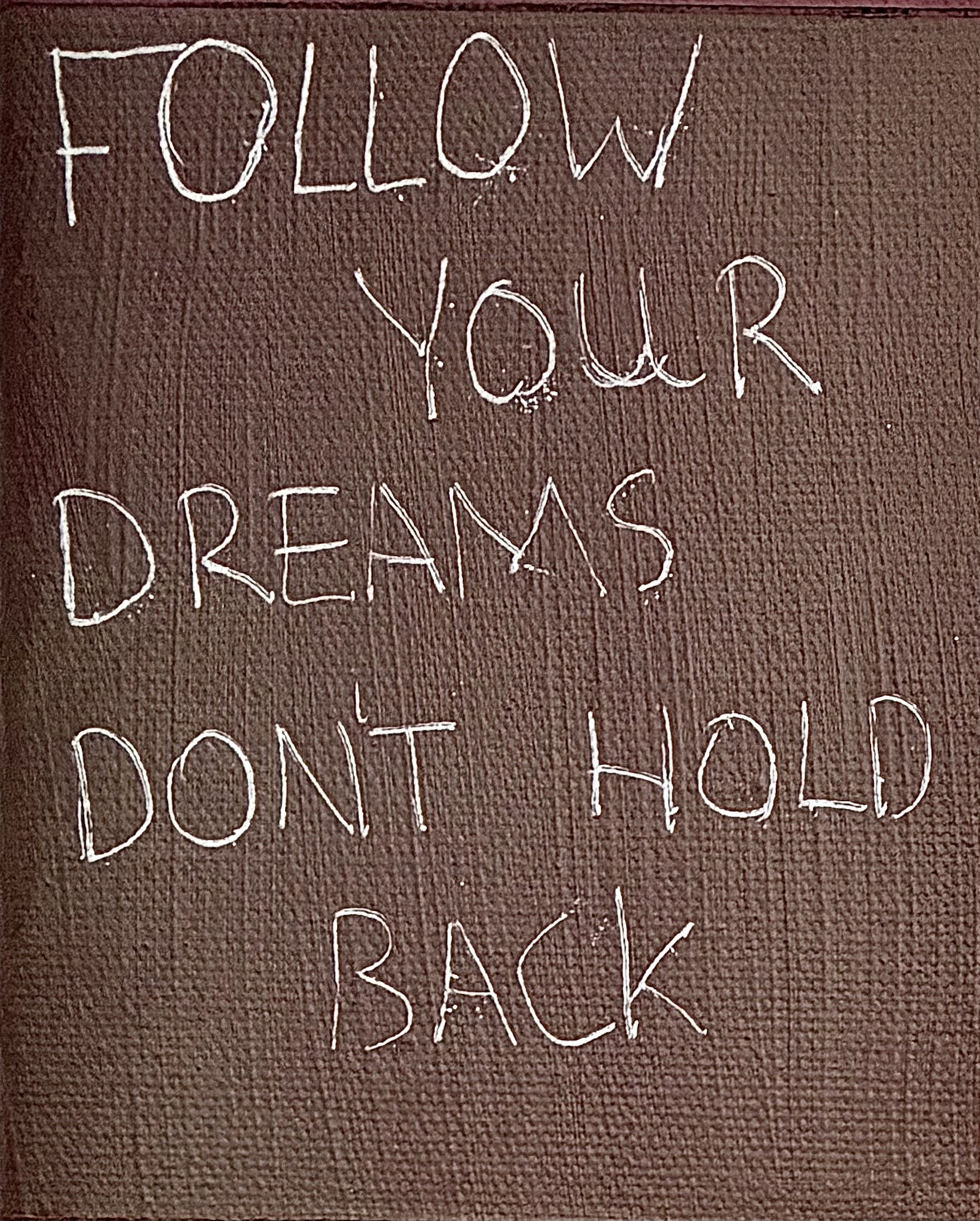 "Don't hold back" - Age 69