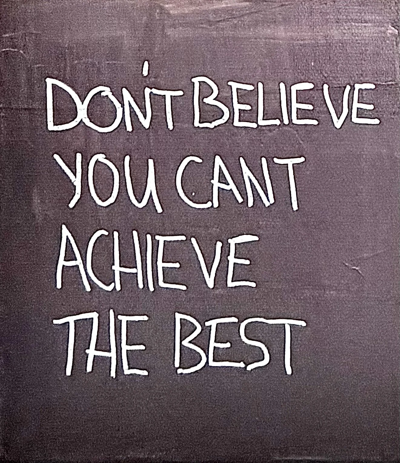 "You can achieve the best" - Age 68