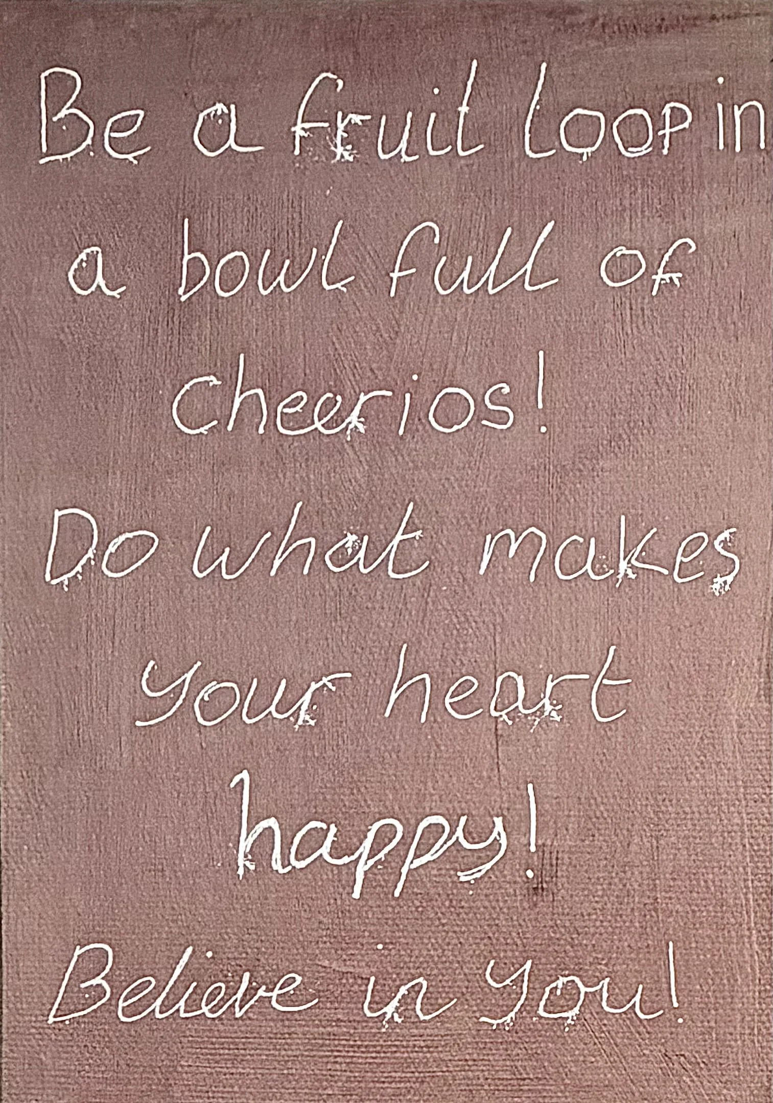 "Believe in you" - Age 50