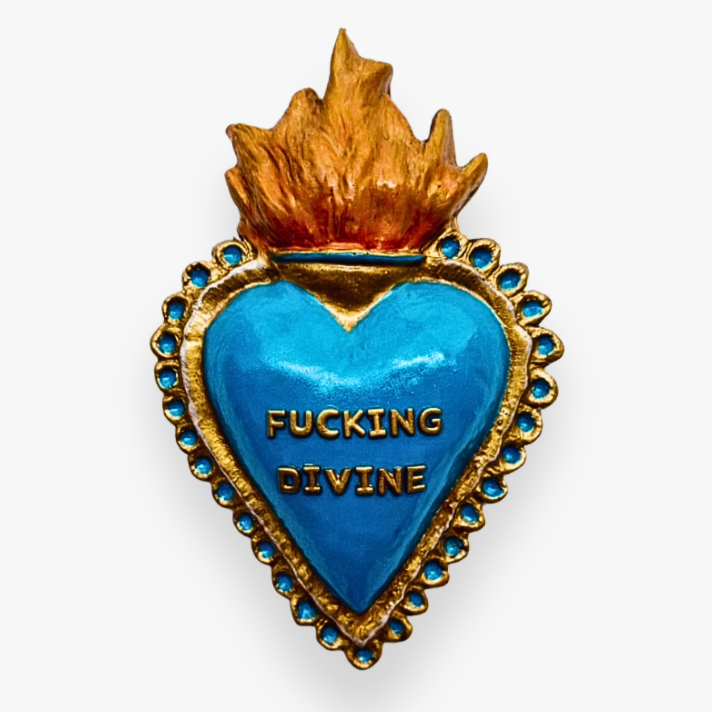 F-cking divine, Polyurethane, 18.5 × 12 cm, 2026