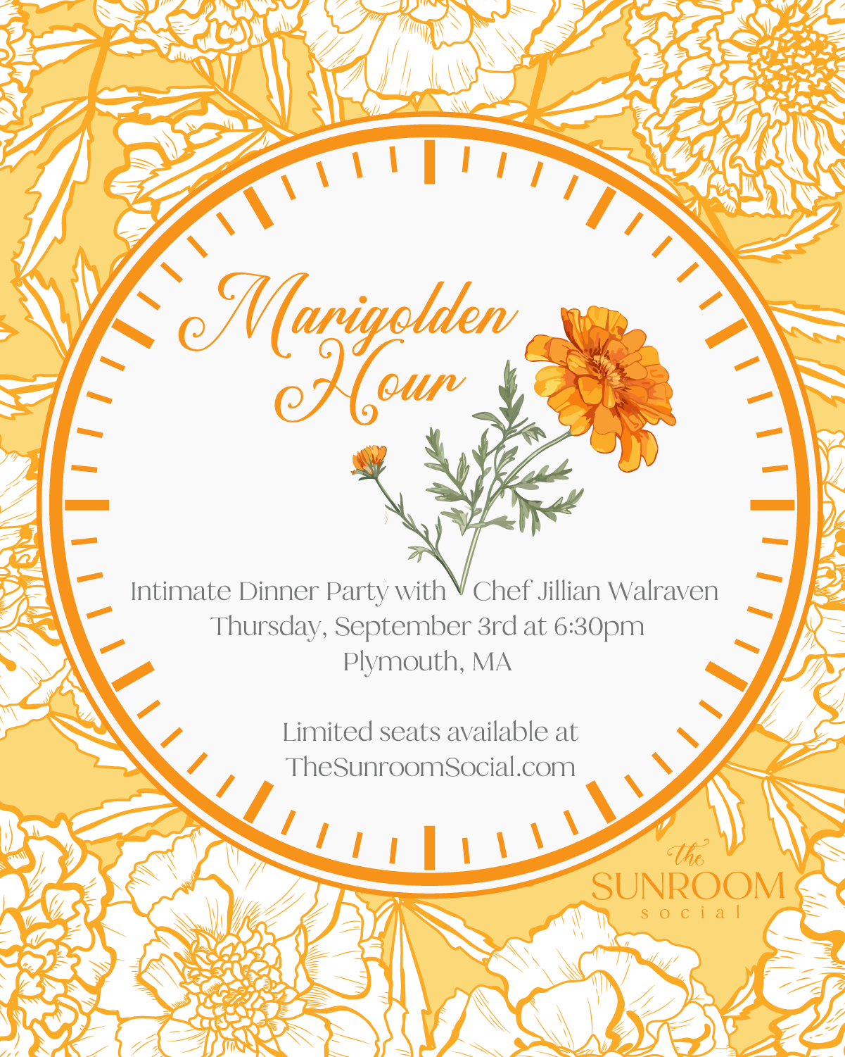 Marigolden Hour Dinner Party