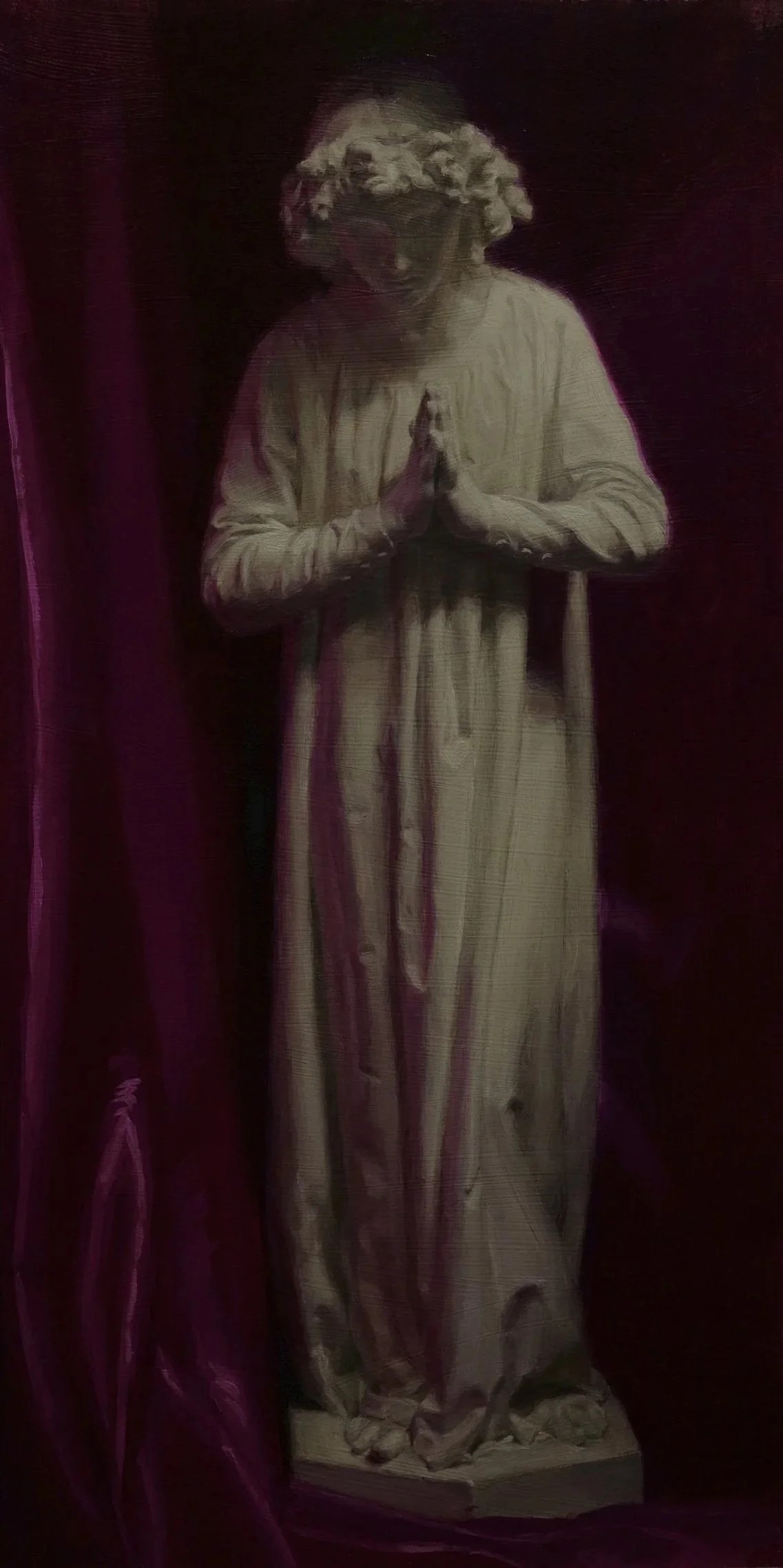 Angel, oil painting, 40x80 cm, 3500 euros, framed.