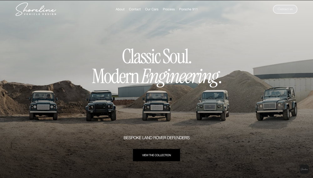Shoreline Vehicles Website