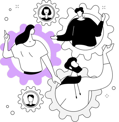 Gears illustration - Maximize your PPC Return on Ad Spend