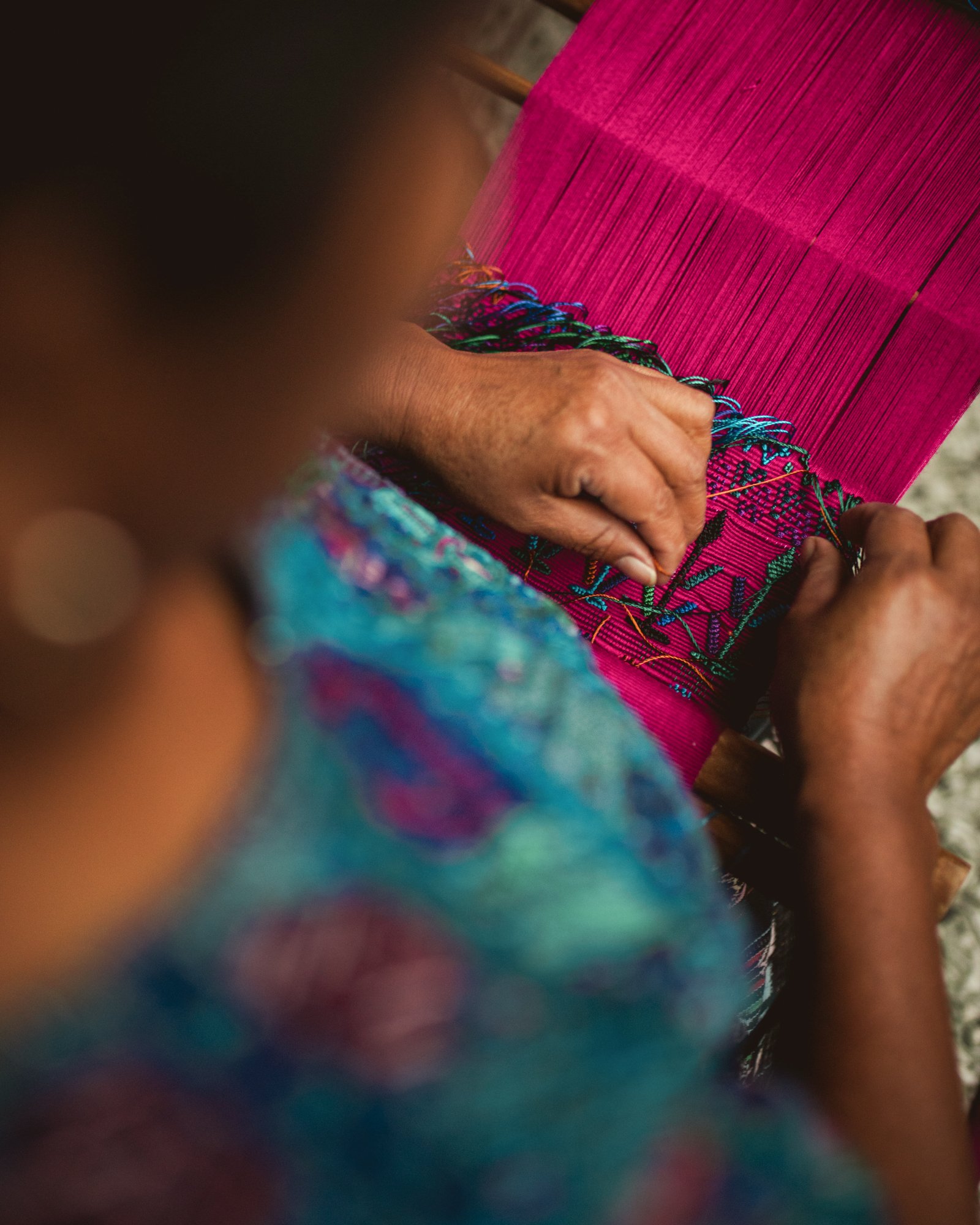 Artisan Weaving in Guatemala by Hiptipico ethical fashion campaign featuring Maya textiles handmade in Guatemala