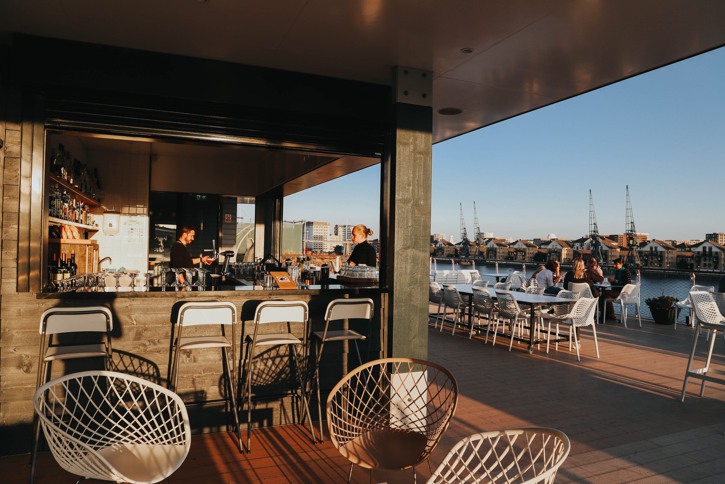 Good Hotel London Top Rooftop Bar Royal Docks Canary Warf