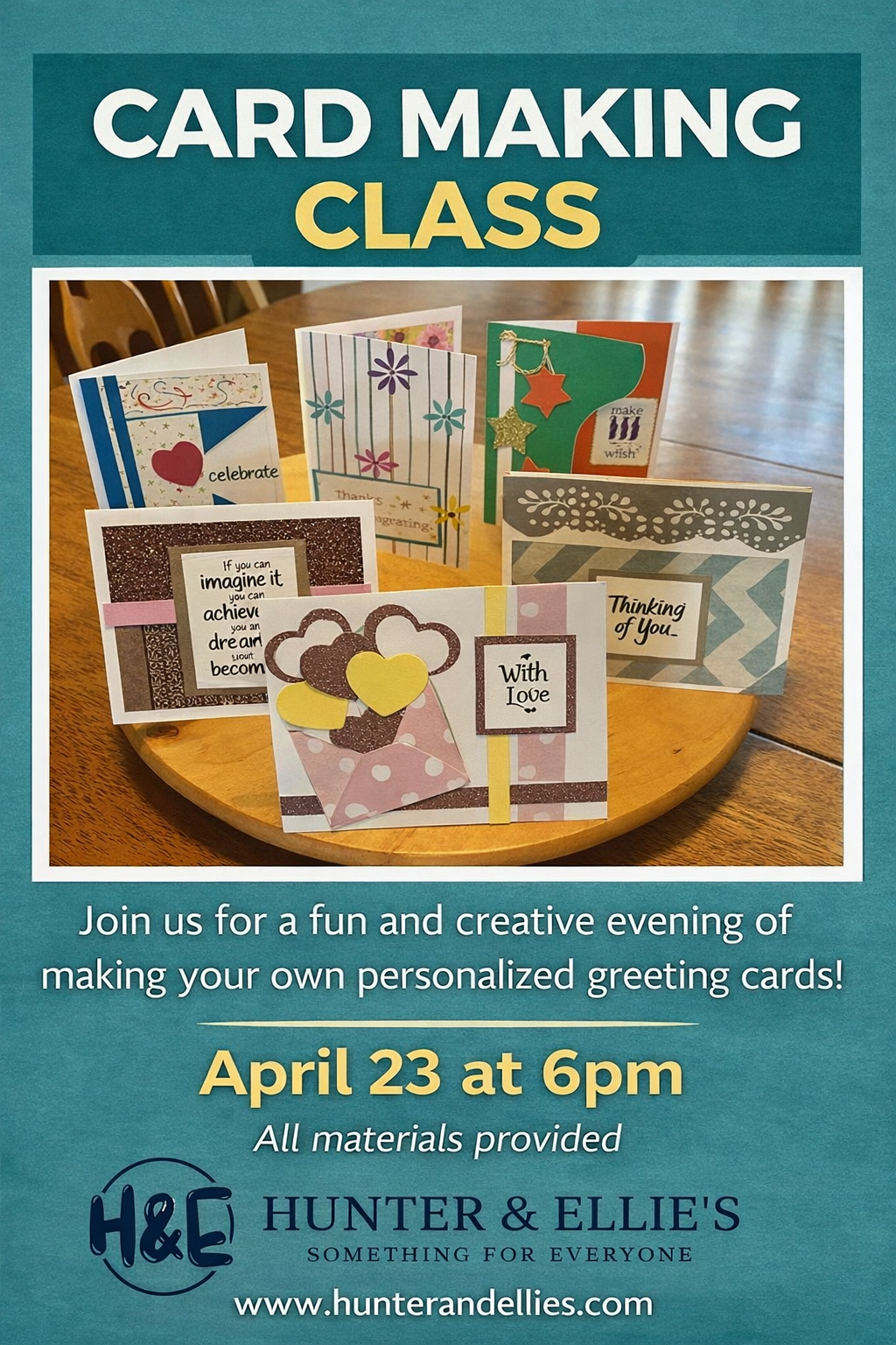 Card Making Class - April 23
