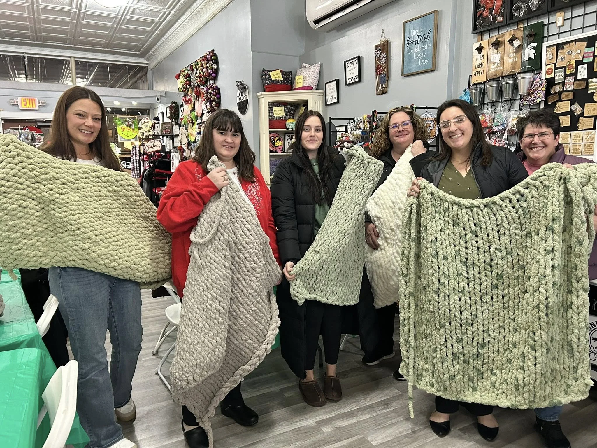 Chunky Knit Blanket Class