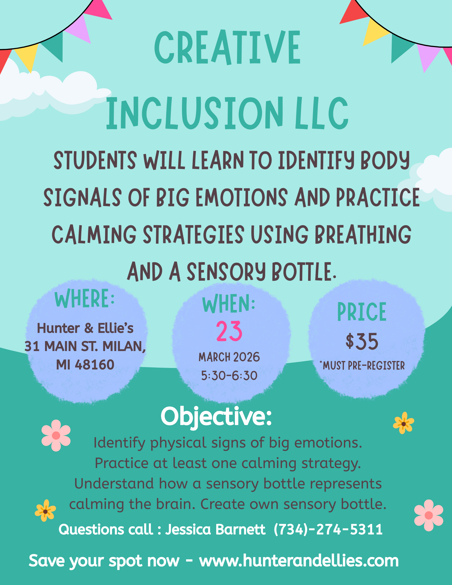 Creative Inclusion Class - Monday, March 23