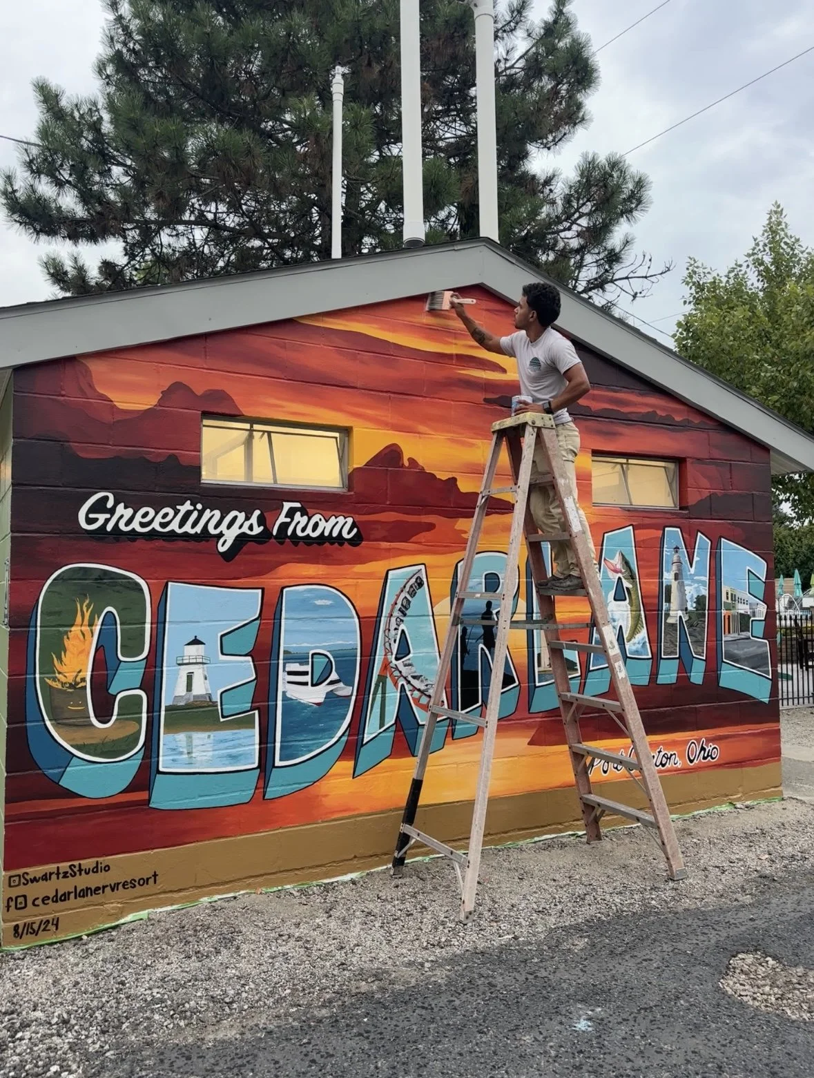 Cedarlane RV Resort Mural