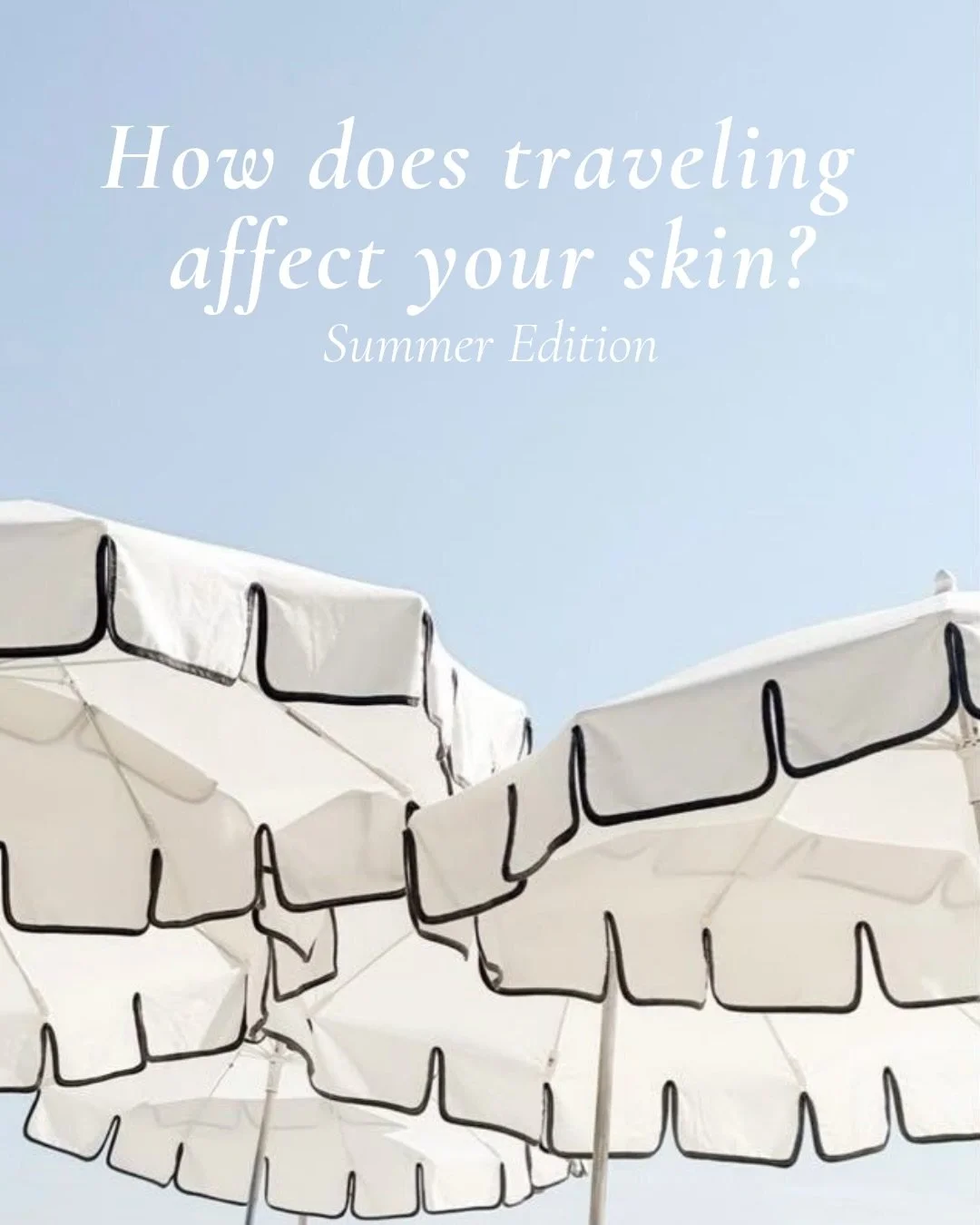 Travel plans? Do not forget about your skin ✨⁠
⁠
Between flights, sun exposure, new climates and a different routine, your skin can start to feel dry, congested or sensitive. Keeping things simple with hydration, SPF and barrier support can make all 