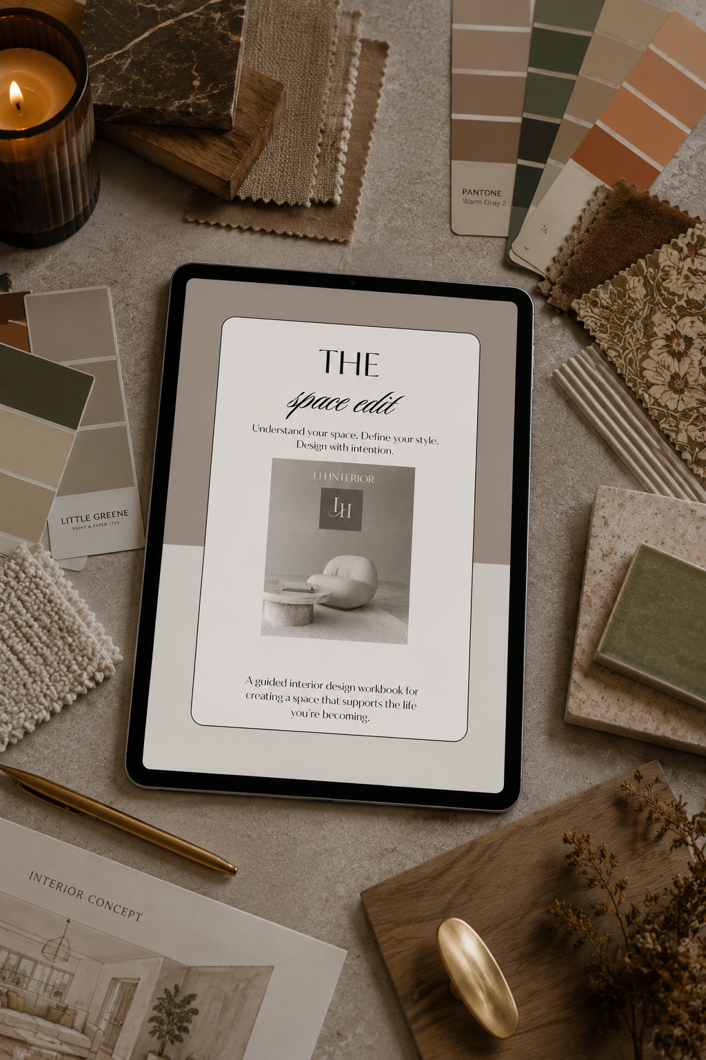 The Space Edit: A Guided Interior Design E-Workbook