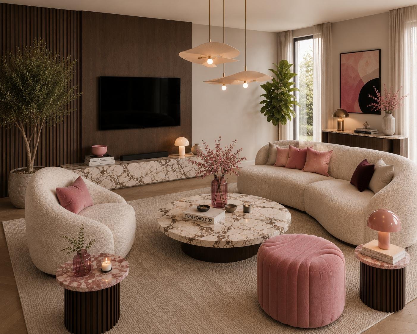 Blush Living Room