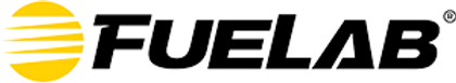 Fuelab logo with yellow and black design.